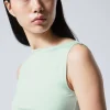 Weekday Toppar<ANNIE BOATNECK SLEEVELESS TOP