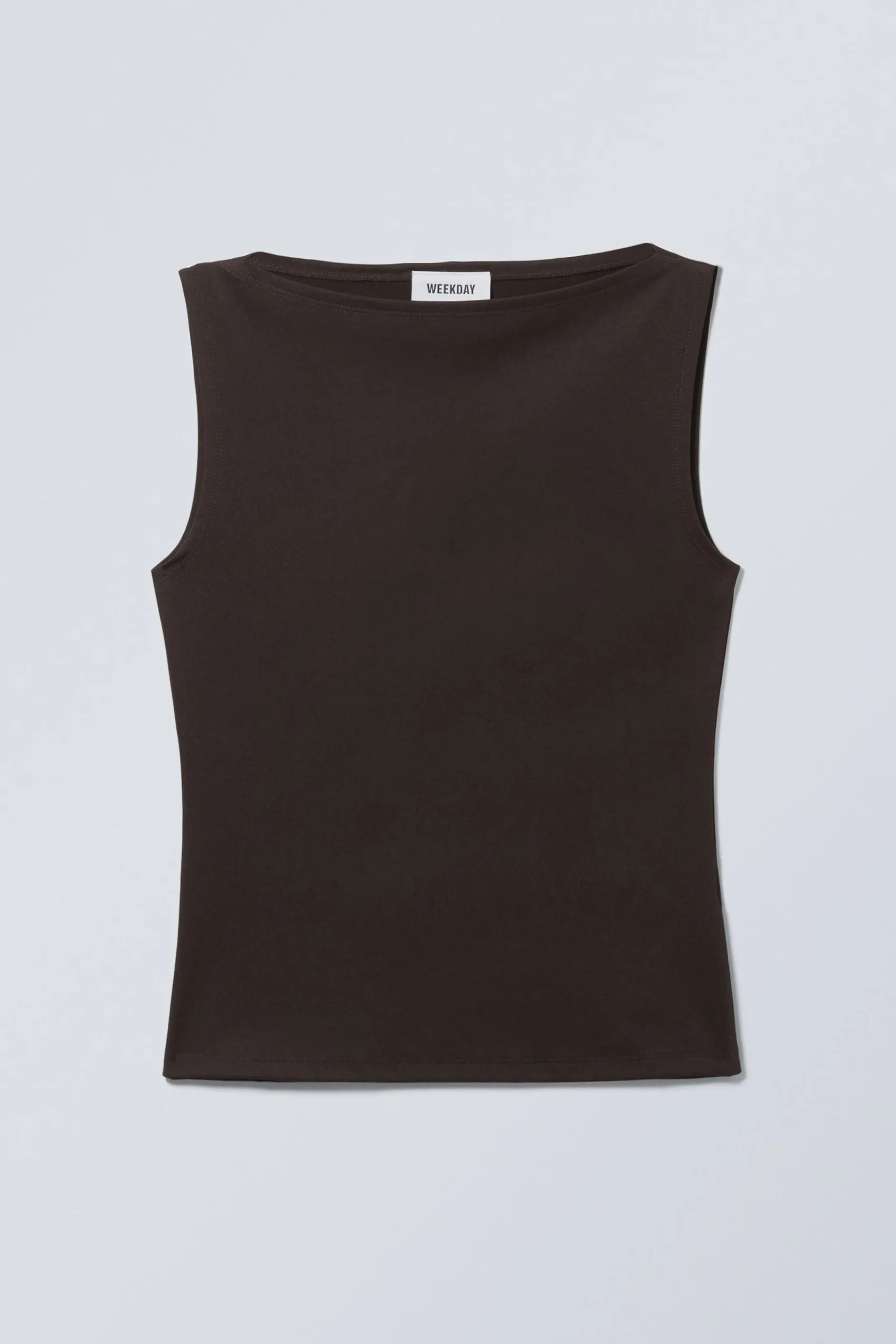 annie_boatneck_sleeveless_top_2.webp Weekday Toppar<ANNIE BOATNECK SLEEVELESS TOP