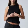 Weekday Toppar<ANNIE BOATNECK SMOCK TOPP