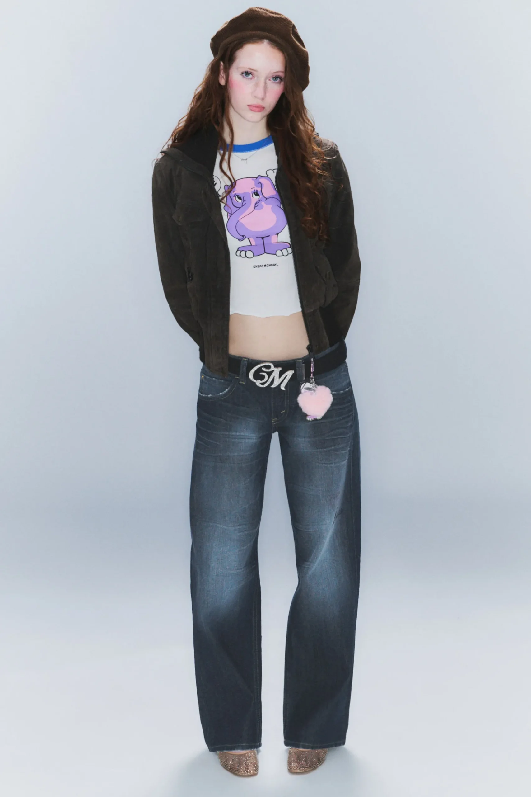 Weekday Jeans<ANTI LOW WAIST REGULAR STRAIGHT JEANS