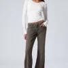 Weekday Jeans<ARROW LOW WAIST REGULAR STRAIGHT LEG JEANS