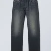 Weekday Jeans<ARROW LOW WAIST REGULAR STRAIGHT LEG JEANS