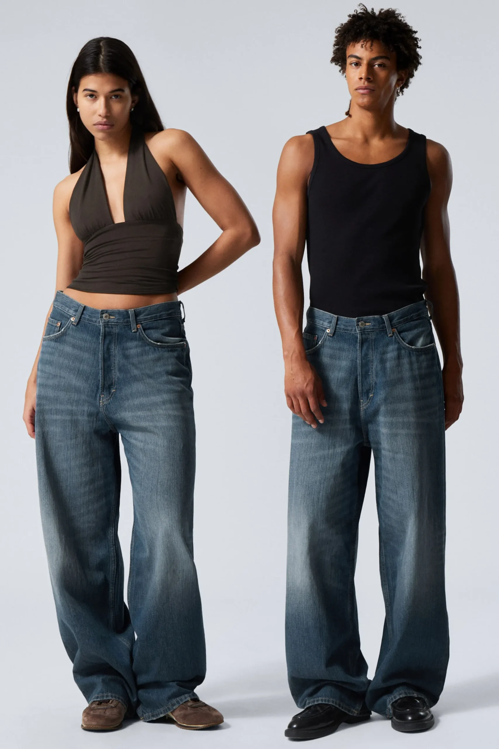 Weekday Jeans<ASTRO LOOSE BAGGY LEG JEANS