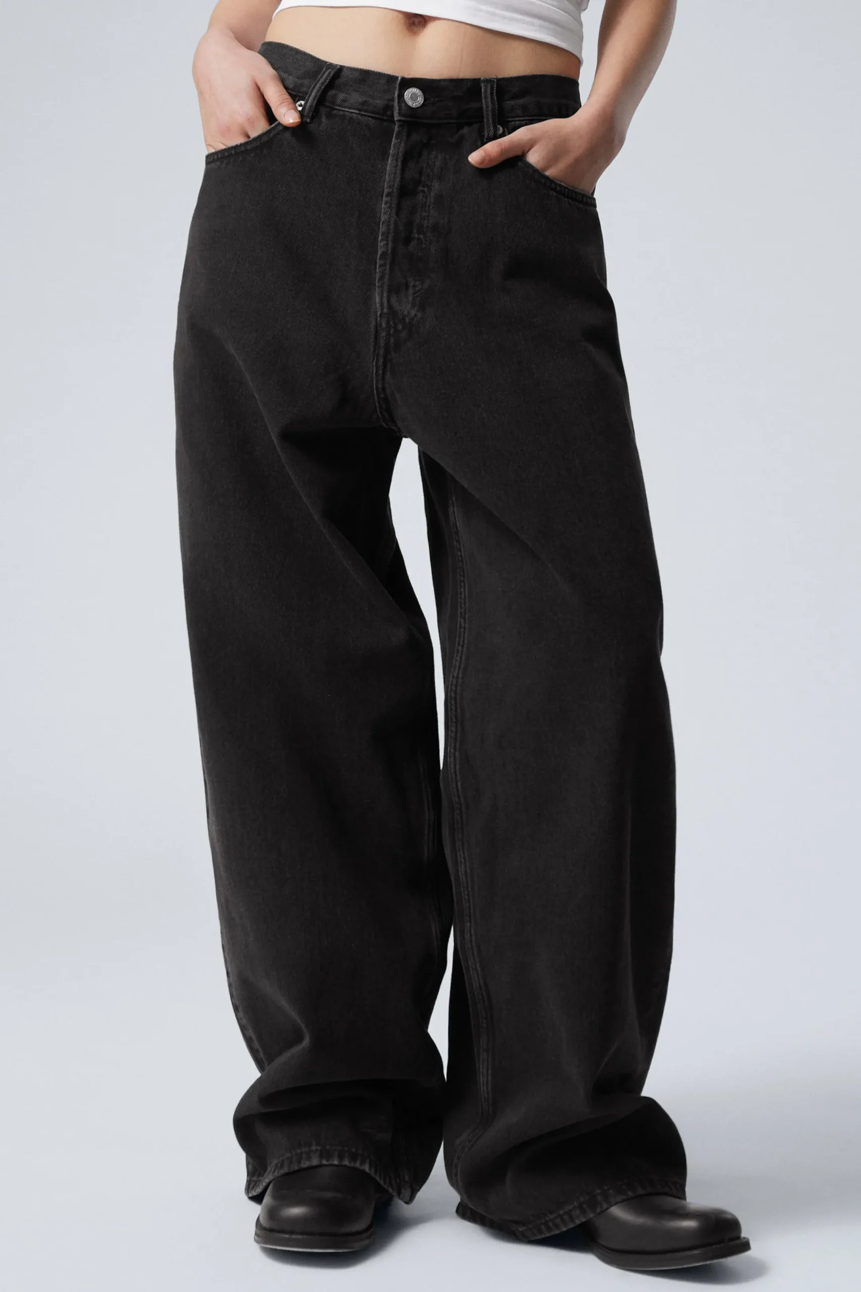 Weekday Jeans<ASTRO LOOSE BAGGY LEG JEANS