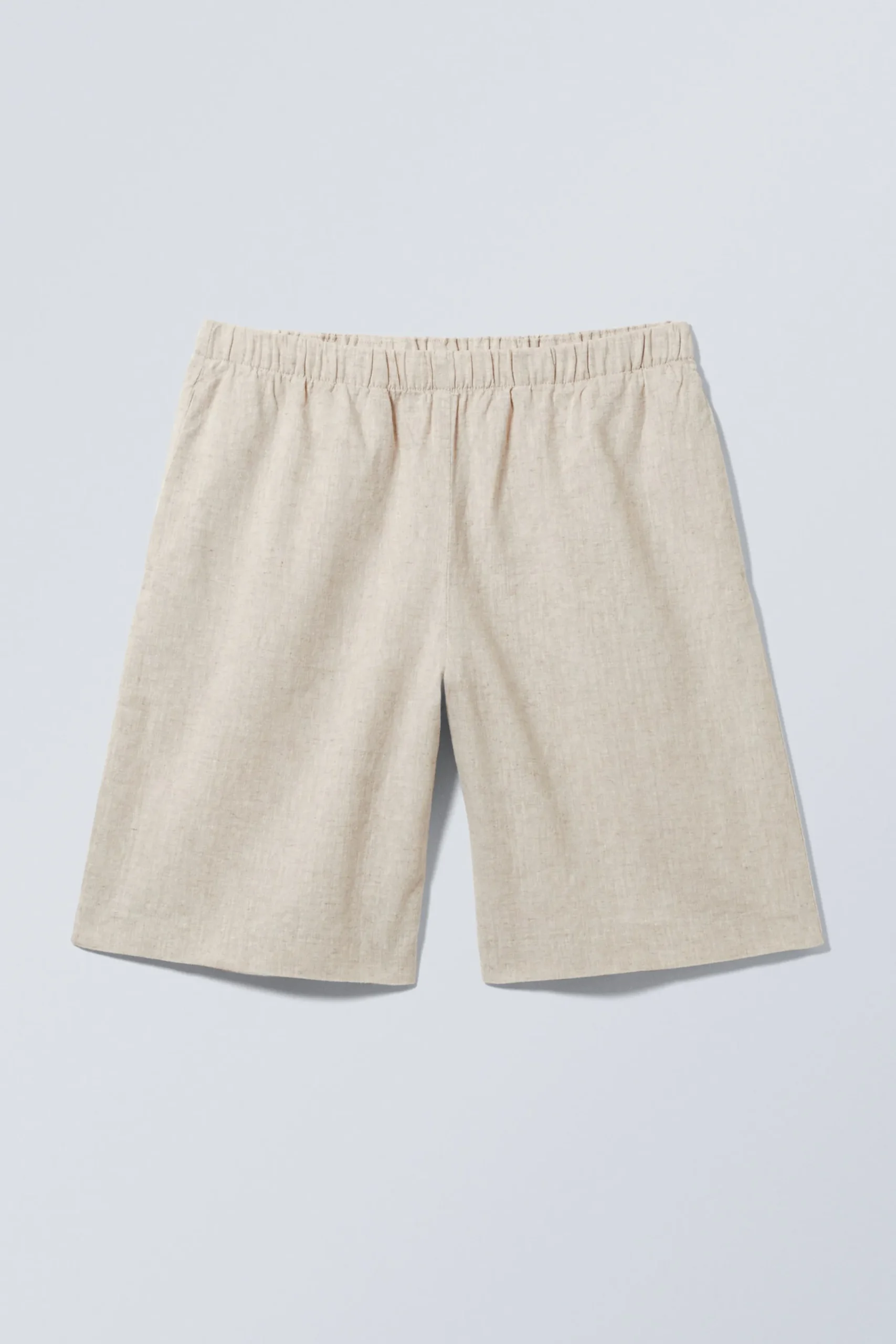 Weekday Shorts<AVSLAPPNADE SHORTS I LINNEBLANDNING