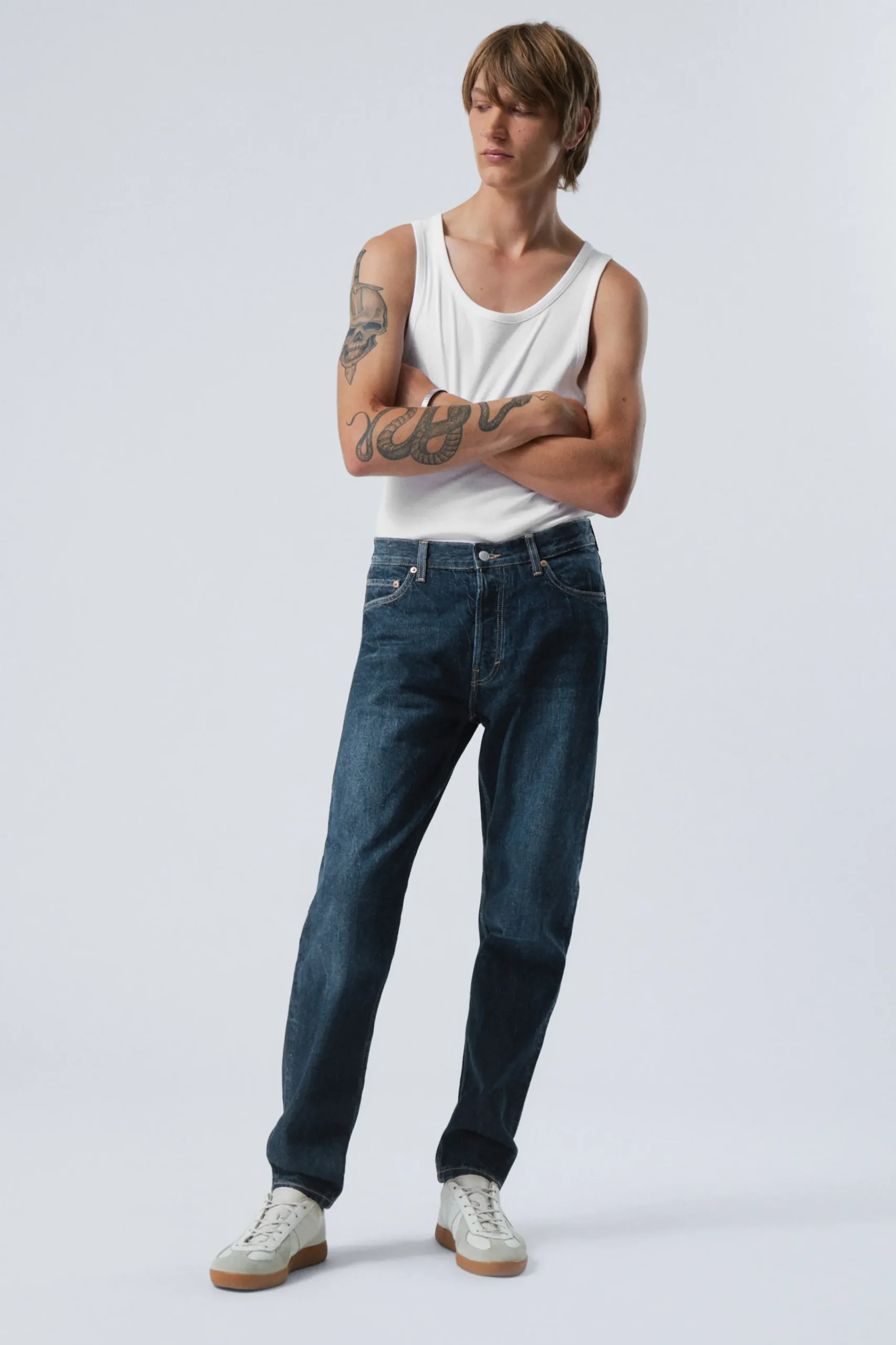 Weekday Jeans<BARREL RELAXED TAPERD LEG JEANS