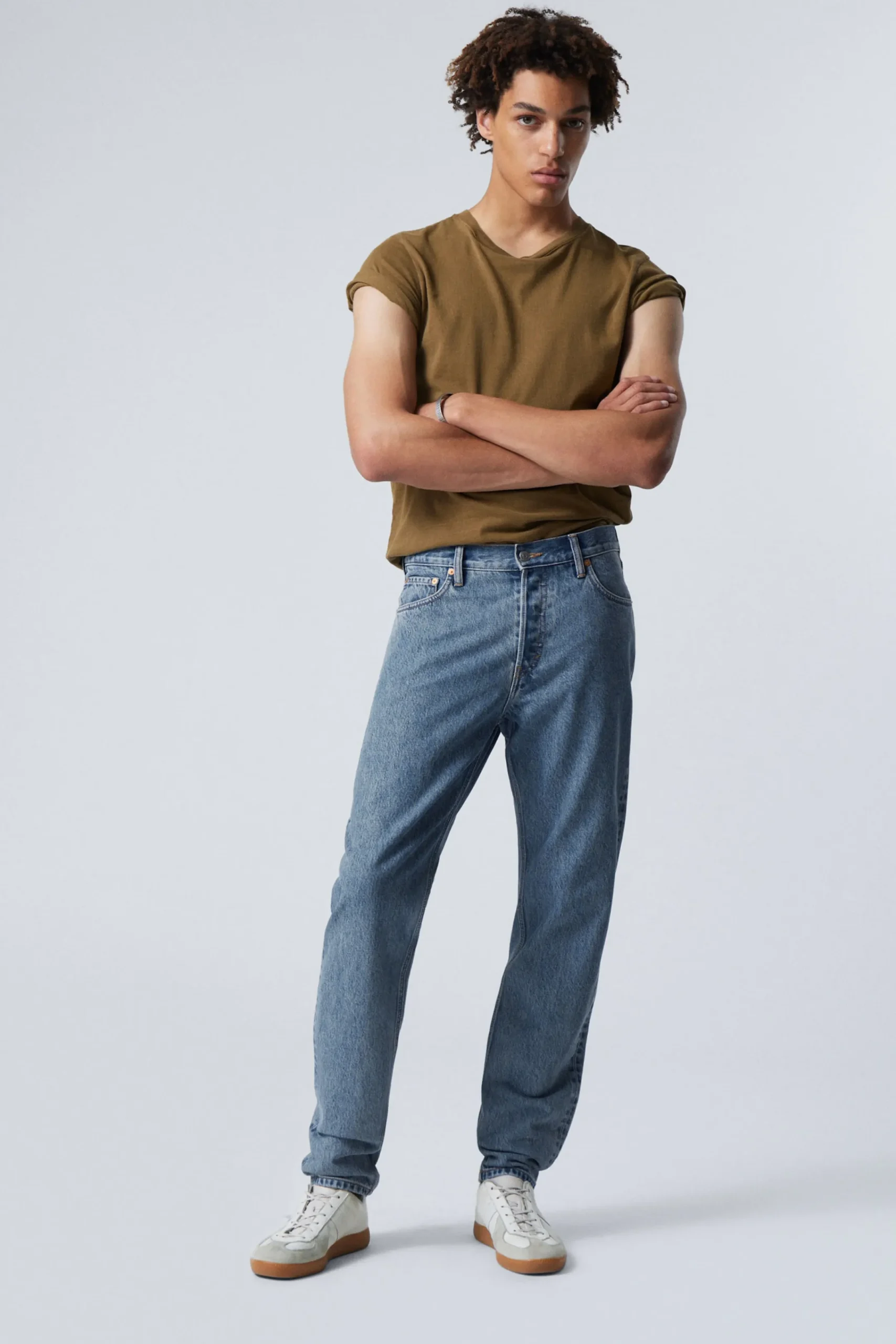 Weekday Jeans<BARREL RELAXED TAPERD LEG JEANS