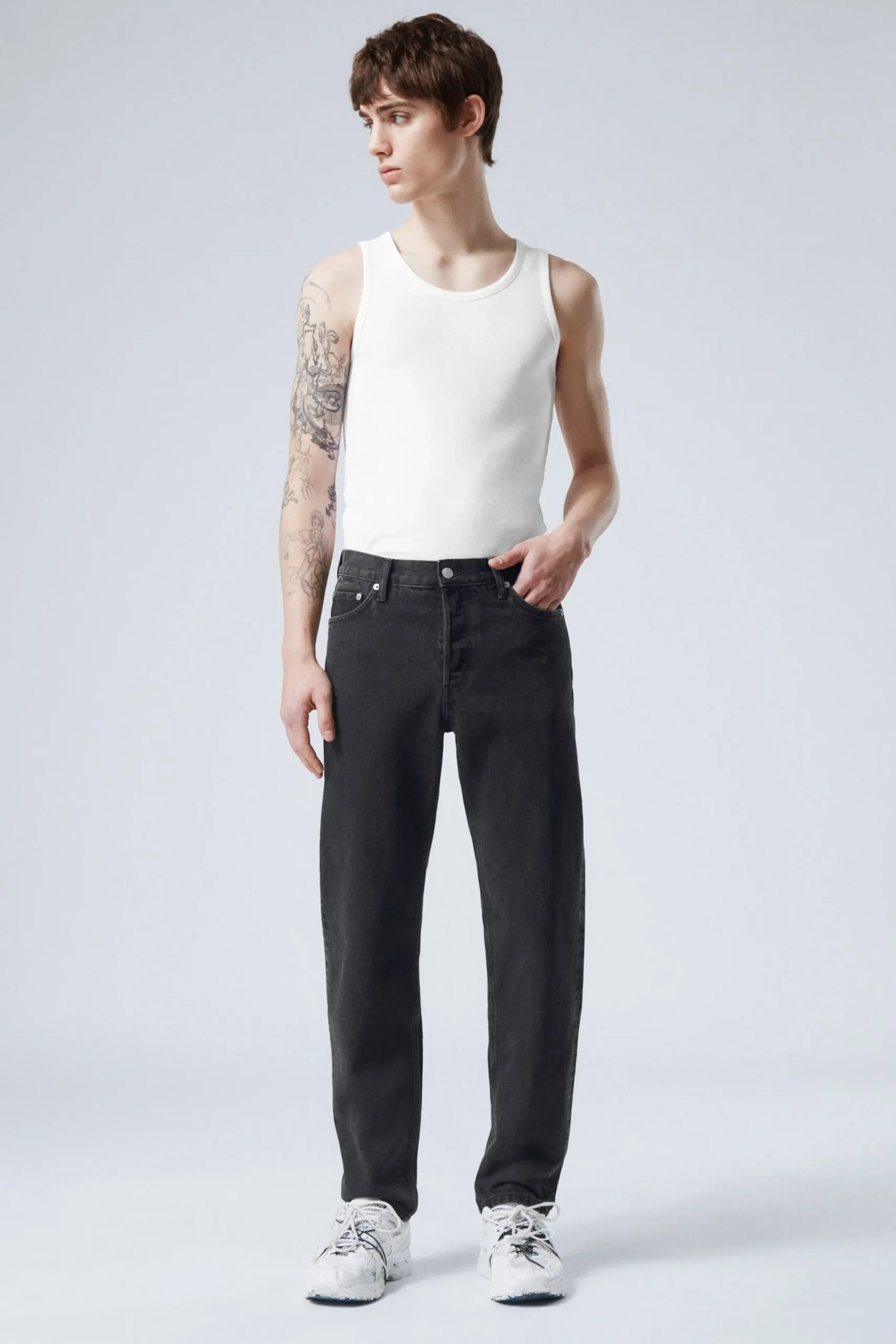 Weekday Jeans<BARREL RELAXED TAPERD LEG JEANS