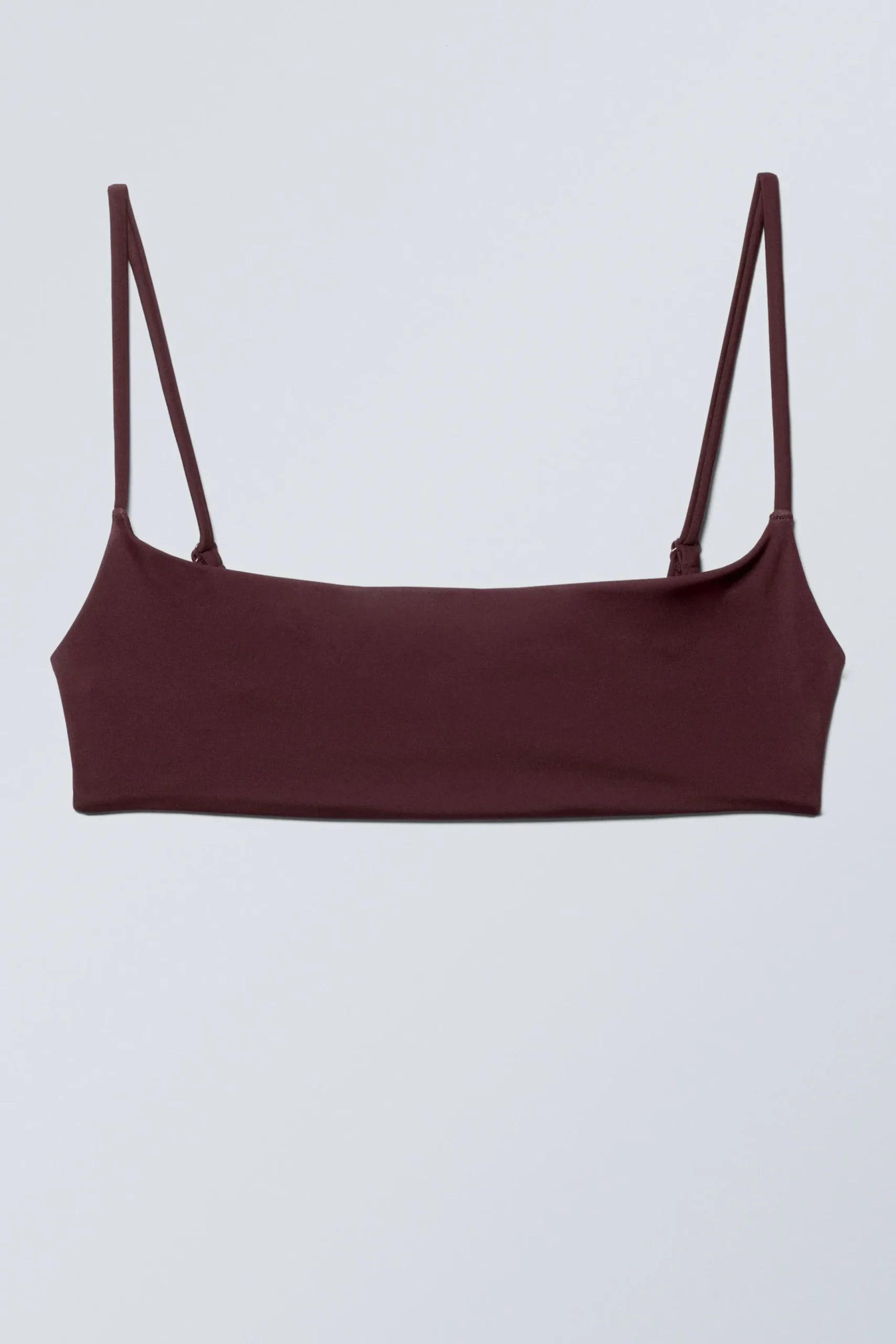 Weekday Badkläder<BIKINITOPP MED RUND HALSRINGNING