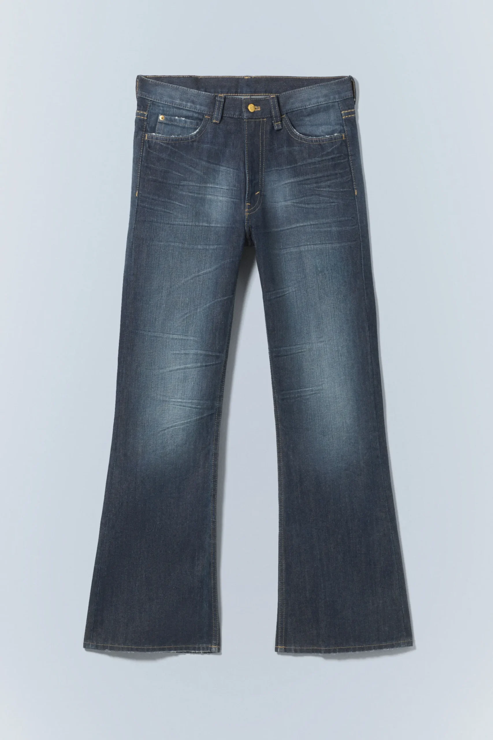 boo_bootleg_low_waist_regular_bootcut_jeans_2.webp Weekday Jeans<BOO BOOTLEG LOW WAIST REGULAR BOOTCUT JEANS