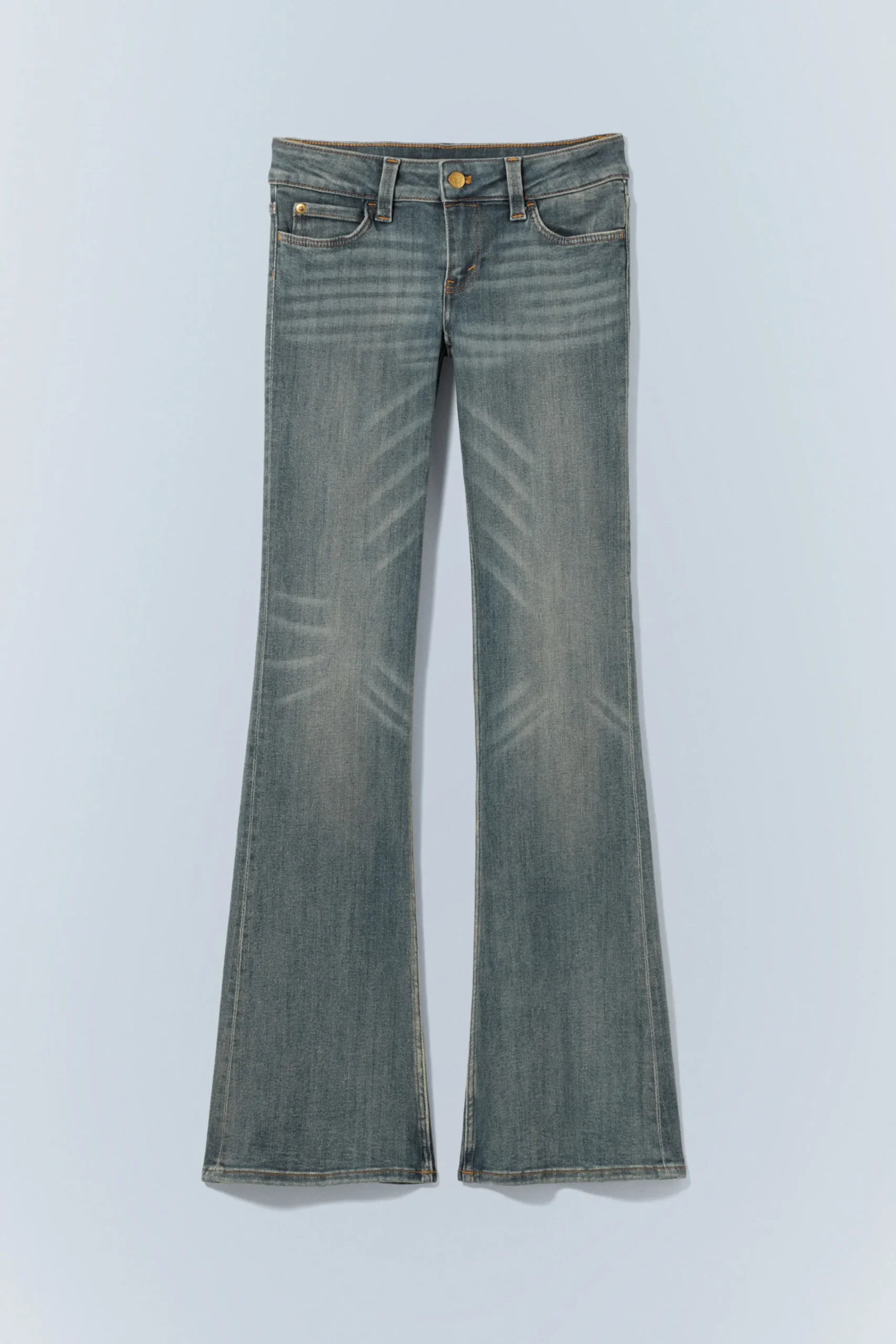 booty_bei_low_waist_skinny_bootcut_jeans_2-1.webp Weekday Jeans<BOOTY BEI LOW WAIST SKINNY BOOTCUT JEANS