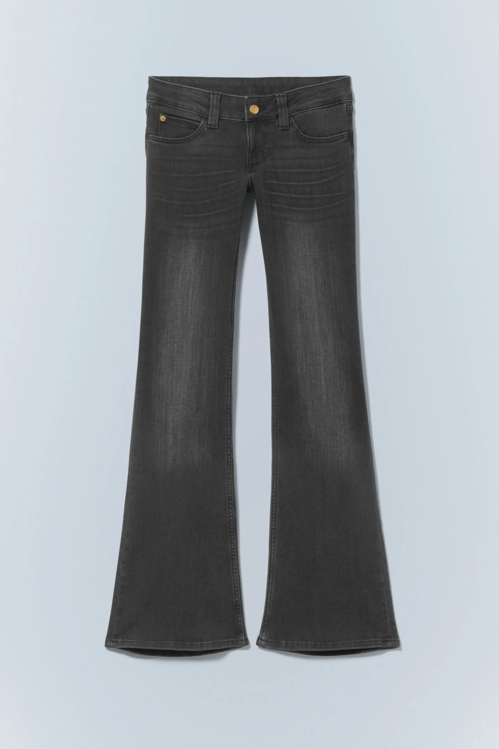 booty_bei_low_waist_skinny_bootcut_jeans_2-5.webp Weekday Jeans<BOOTY BEI LOW WAIST SKINNY BOOTCUT JEANS