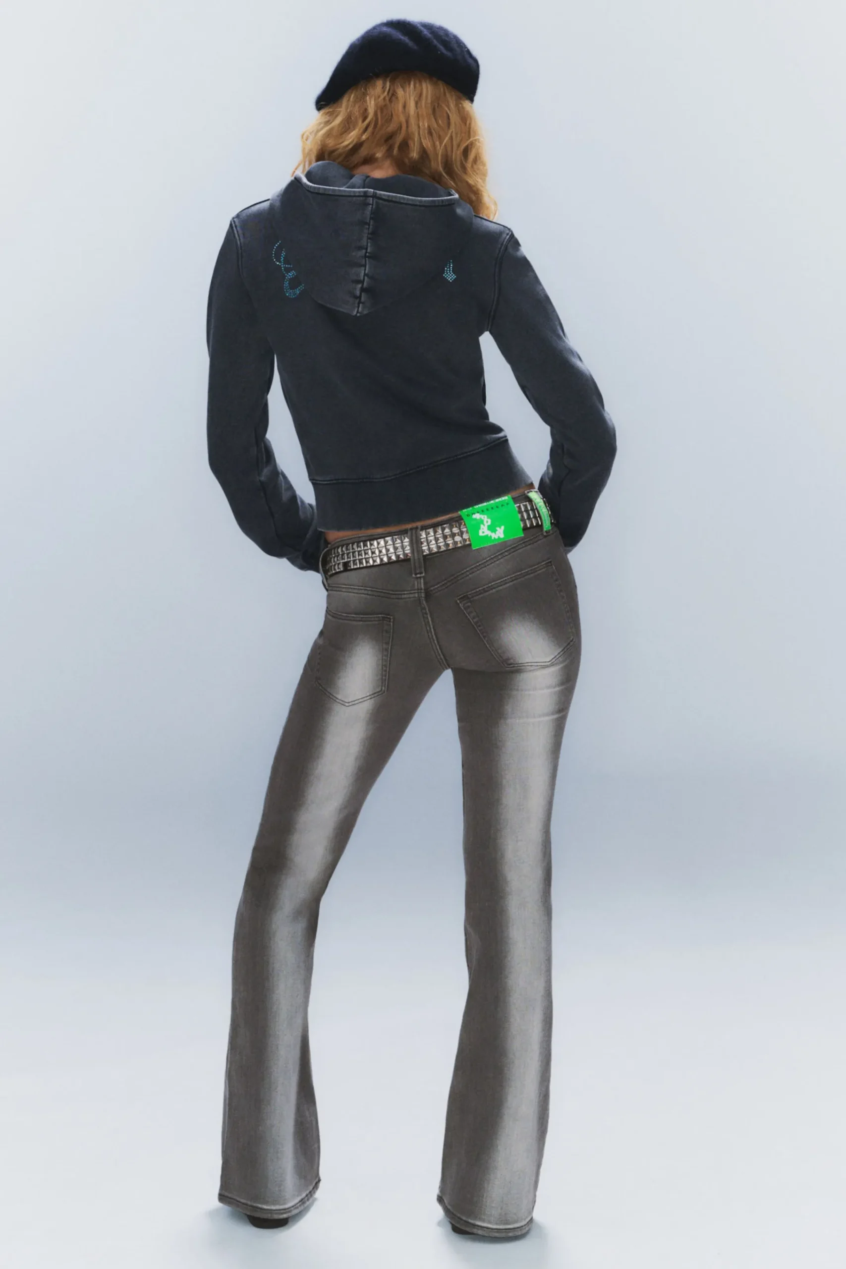 booty_bei_low_waist_skinny_bootcut_jeans_3-3.webp Weekday Jeans<BOOTY BEI LOW WAIST SKINNY BOOTCUT JEANS