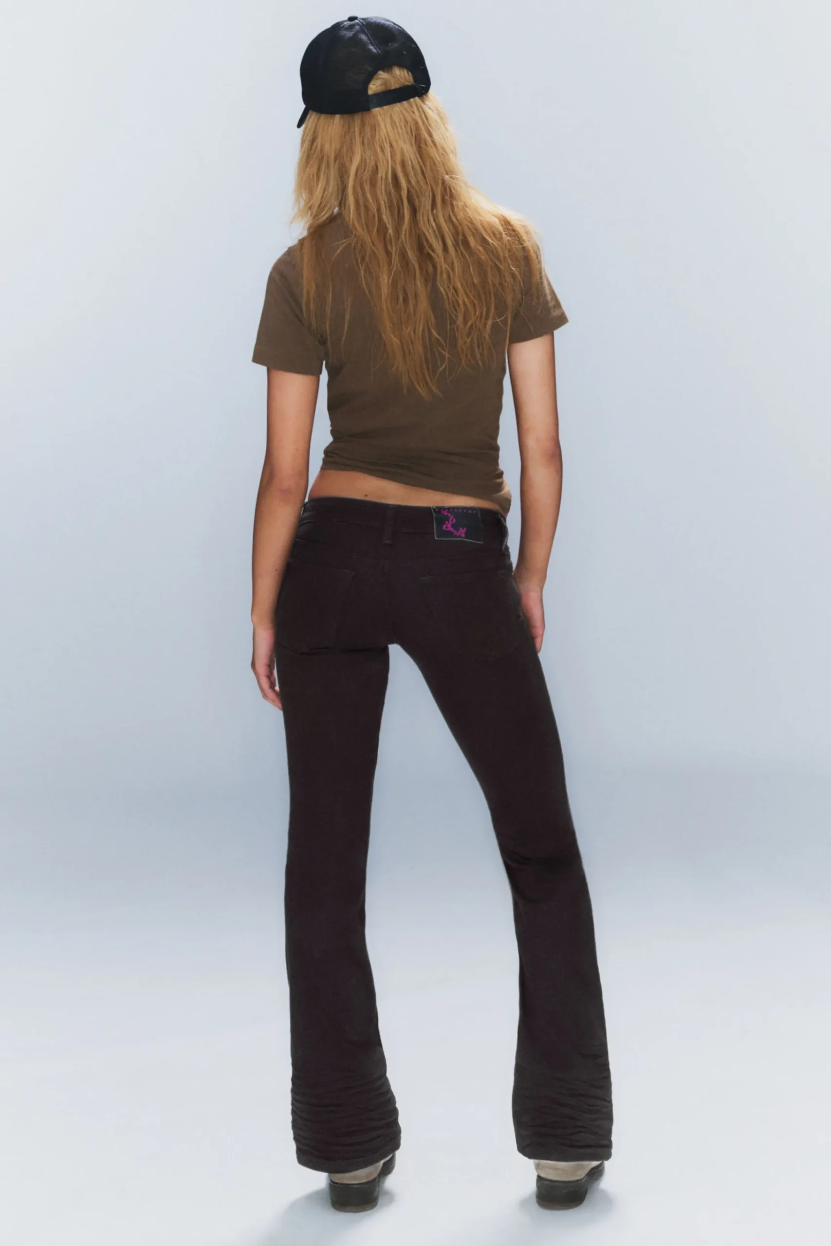 booty_bei_low_waist_skinny_bootcut_jeans_3.webp Weekday Jeans<BOOTY BEI LOW WAIST SKINNY BOOTCUT JEANS