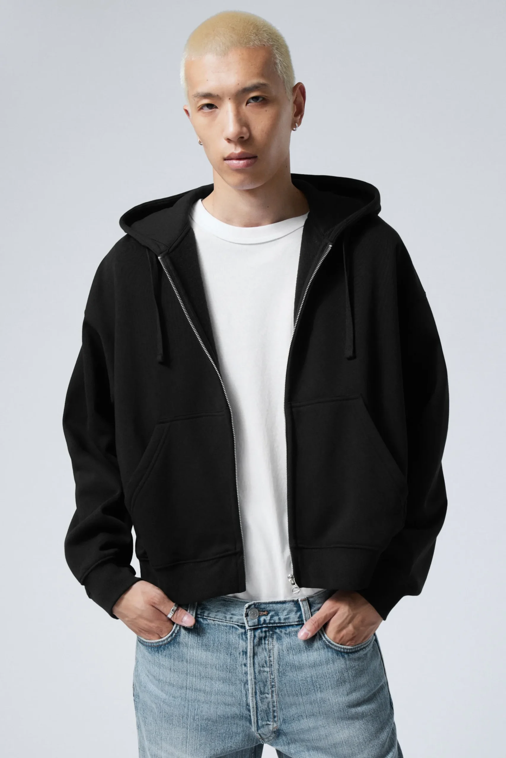 Weekday Basplagg | Hoodies<BOXY MIDWEIGHT ZIP HOODIE