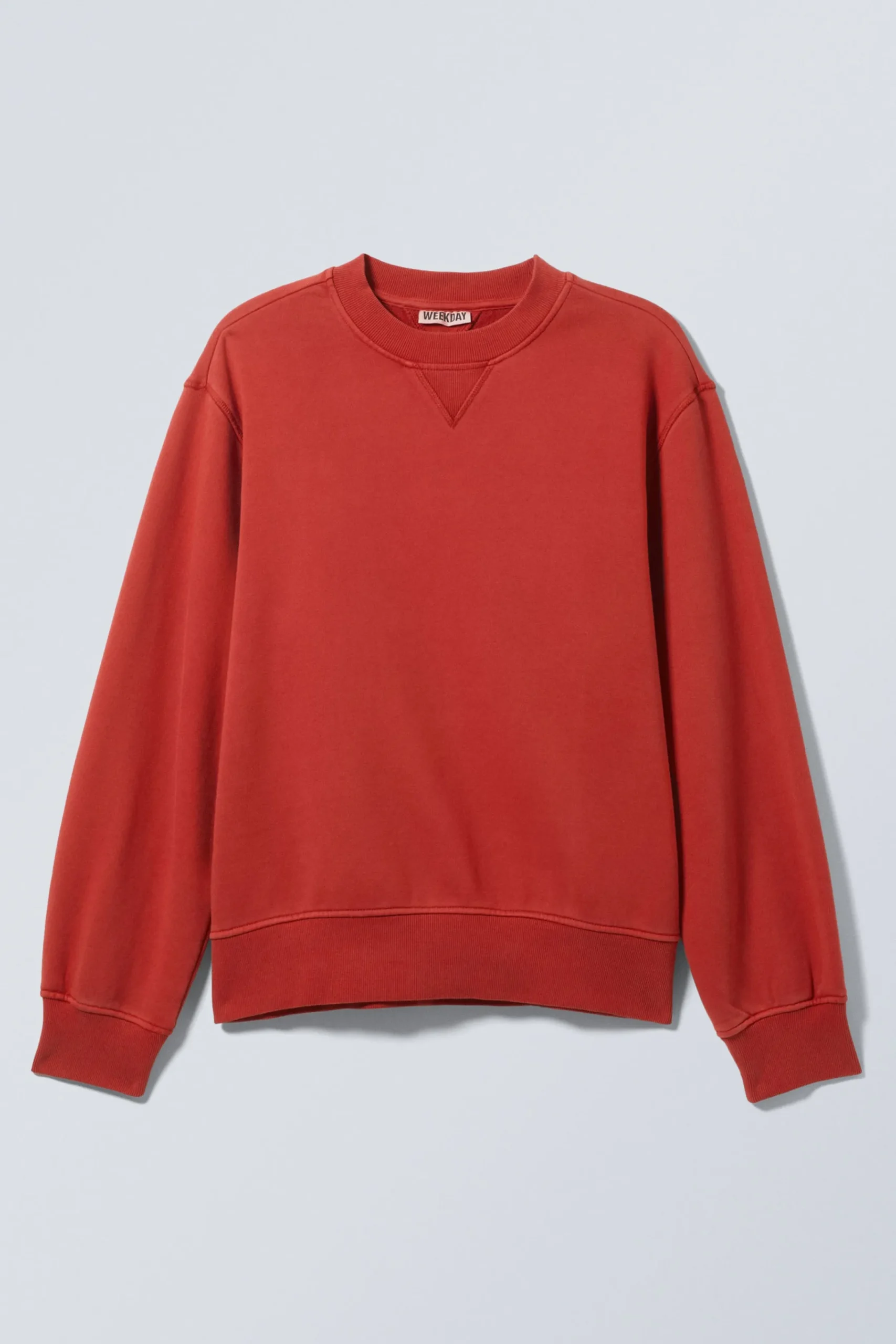 Weekday Sweatshirts<CROPPED COTTON FLEECE SWEATSHIRT