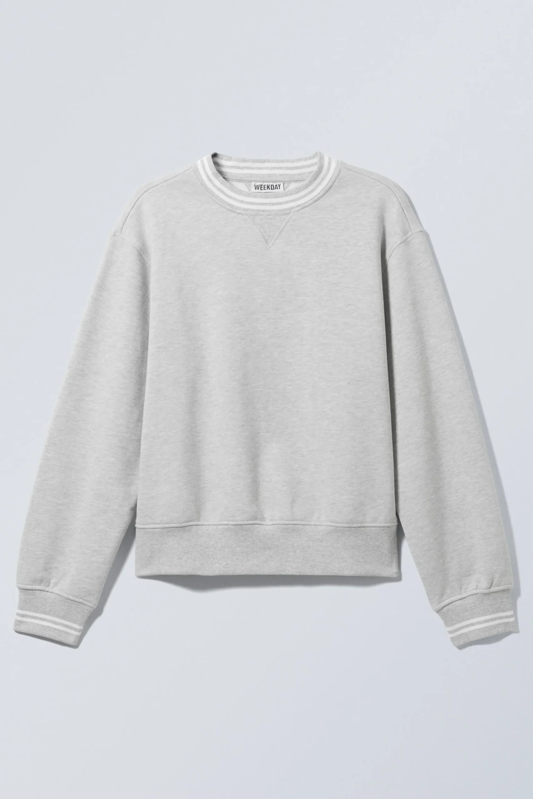 Weekday Sweatshirts<CROPPED COTTON FLEECE SWEATSHIRT