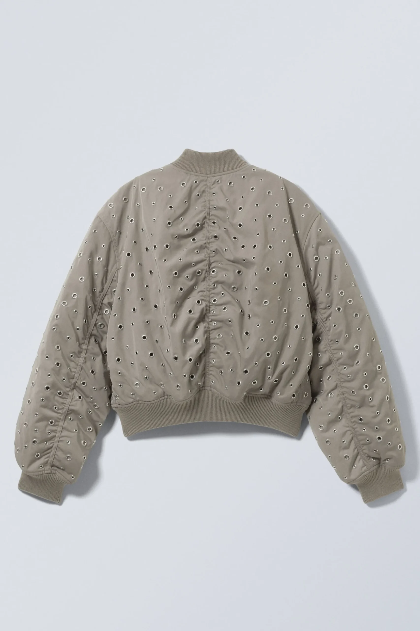 cropped_eyelet_bomber_jacket_5.webp Weekday Jackor & Kappor<CROPPED EYELET BOMBER JACKET