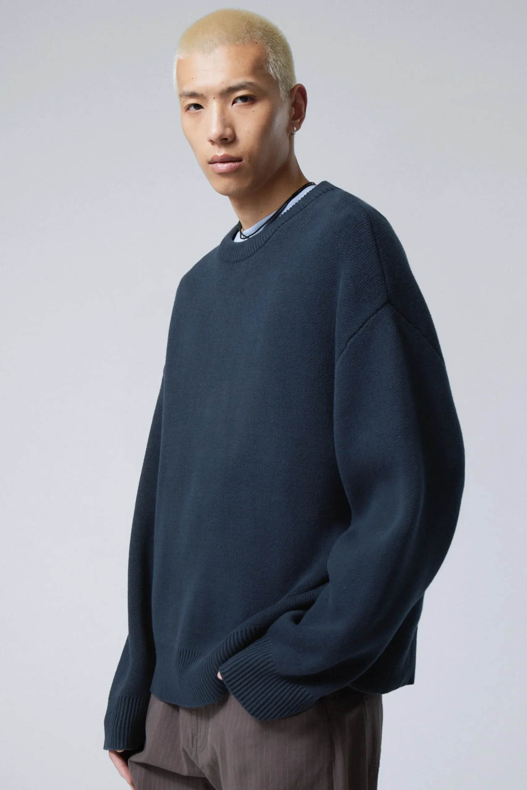 Weekday Stickat<CYPHER OVERSIZED TRÖJA