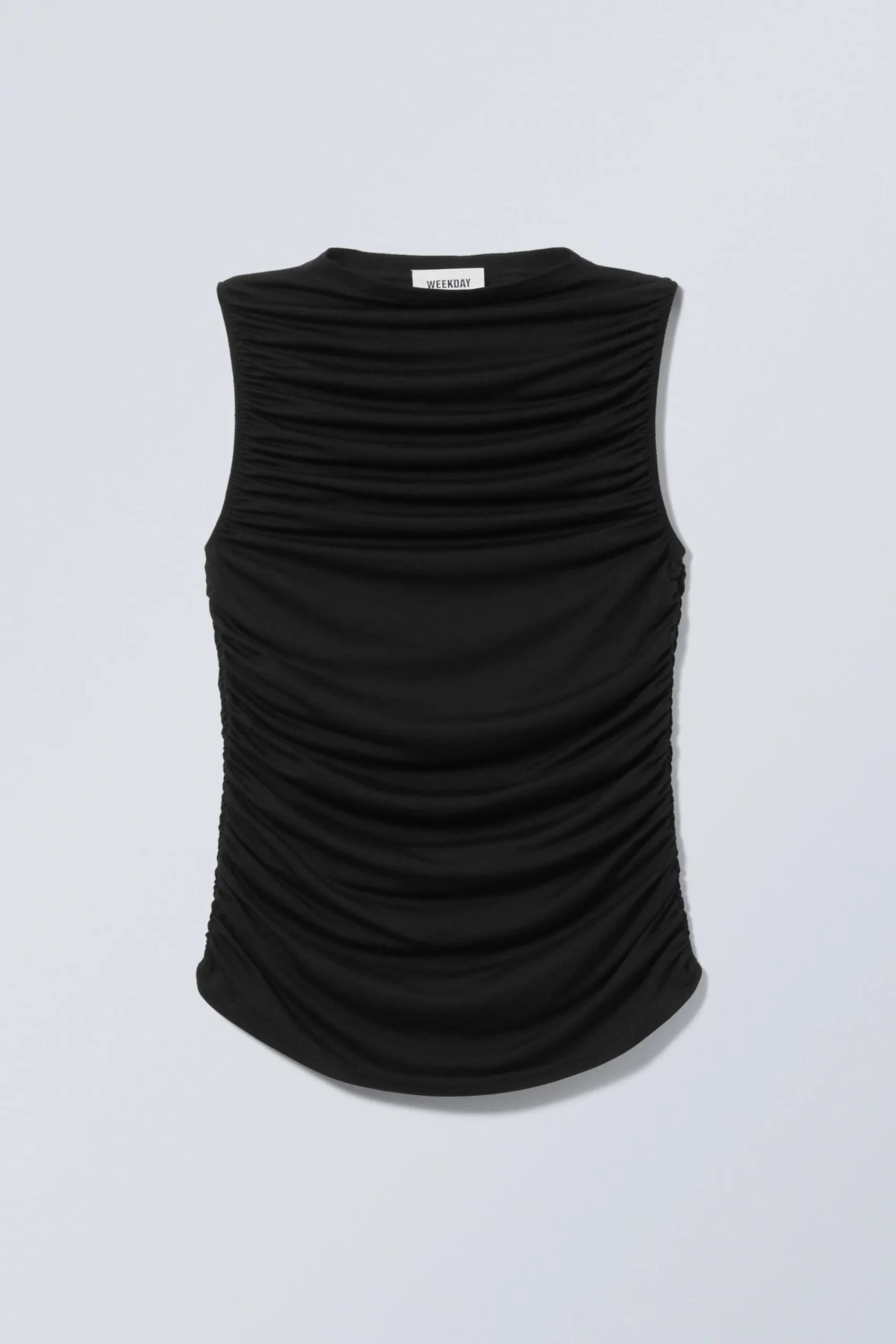 draperad_mockneck_topp_2.webp Weekday Toppar<DRAPERAD MOCK-NECK TOPP