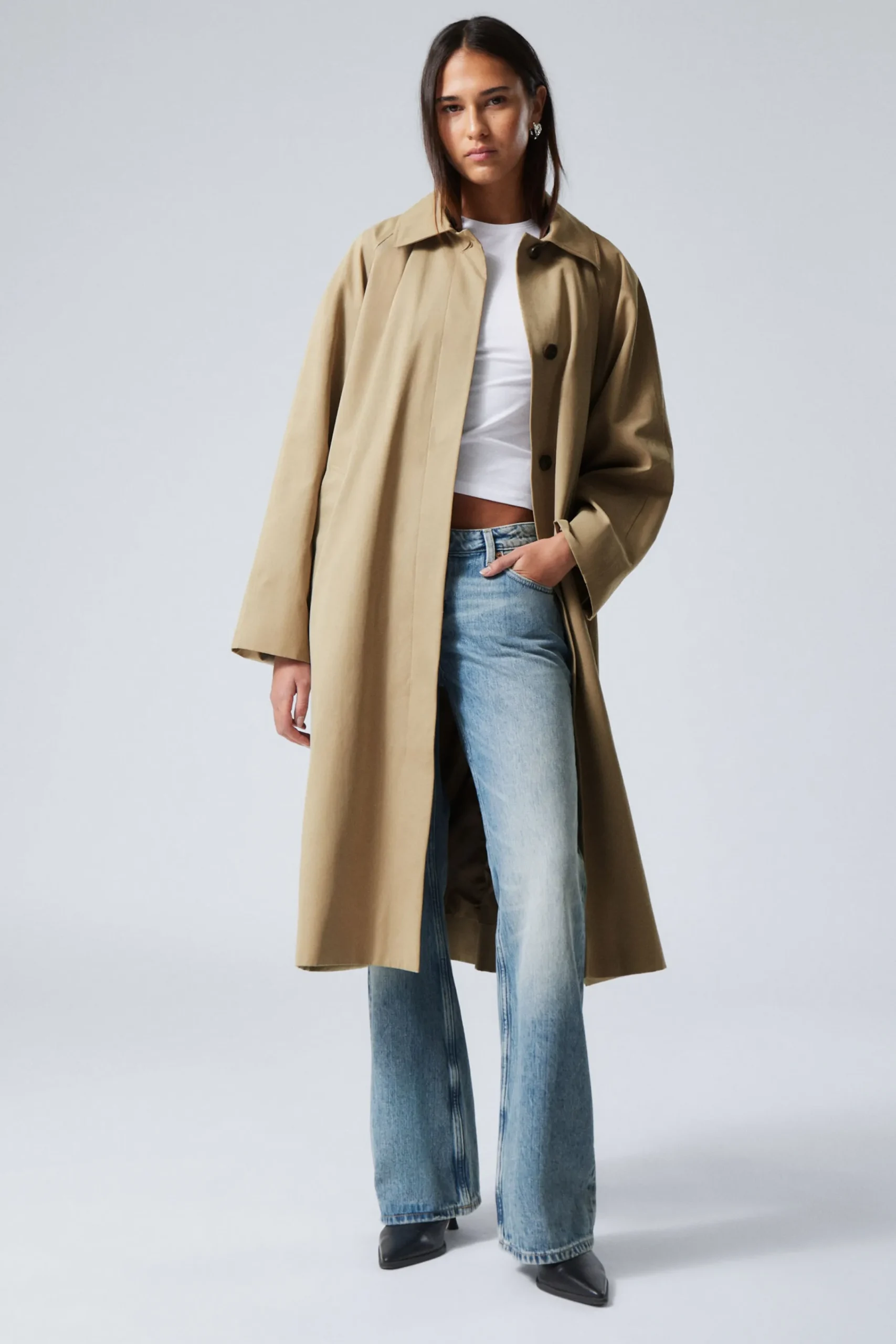 Weekday Jackor & Kappor<ENKELKNÄPPT OVERSIZED CARCOAT