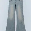 Weekday Jeans<FLARE LOW WAIST FLARED SKINNY JEANS