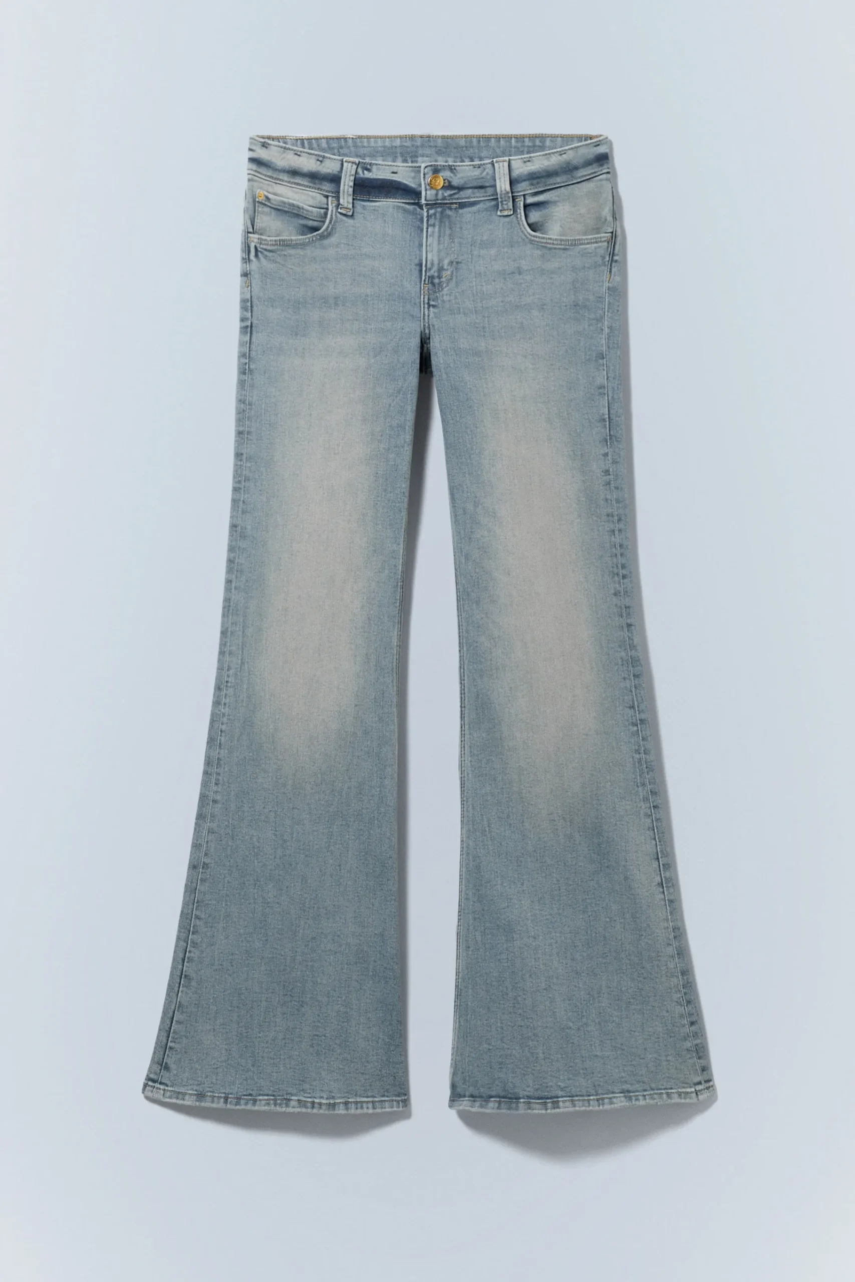 Weekday Jeans<FLARE LOW WAIST FLARED SKINNY JEANS