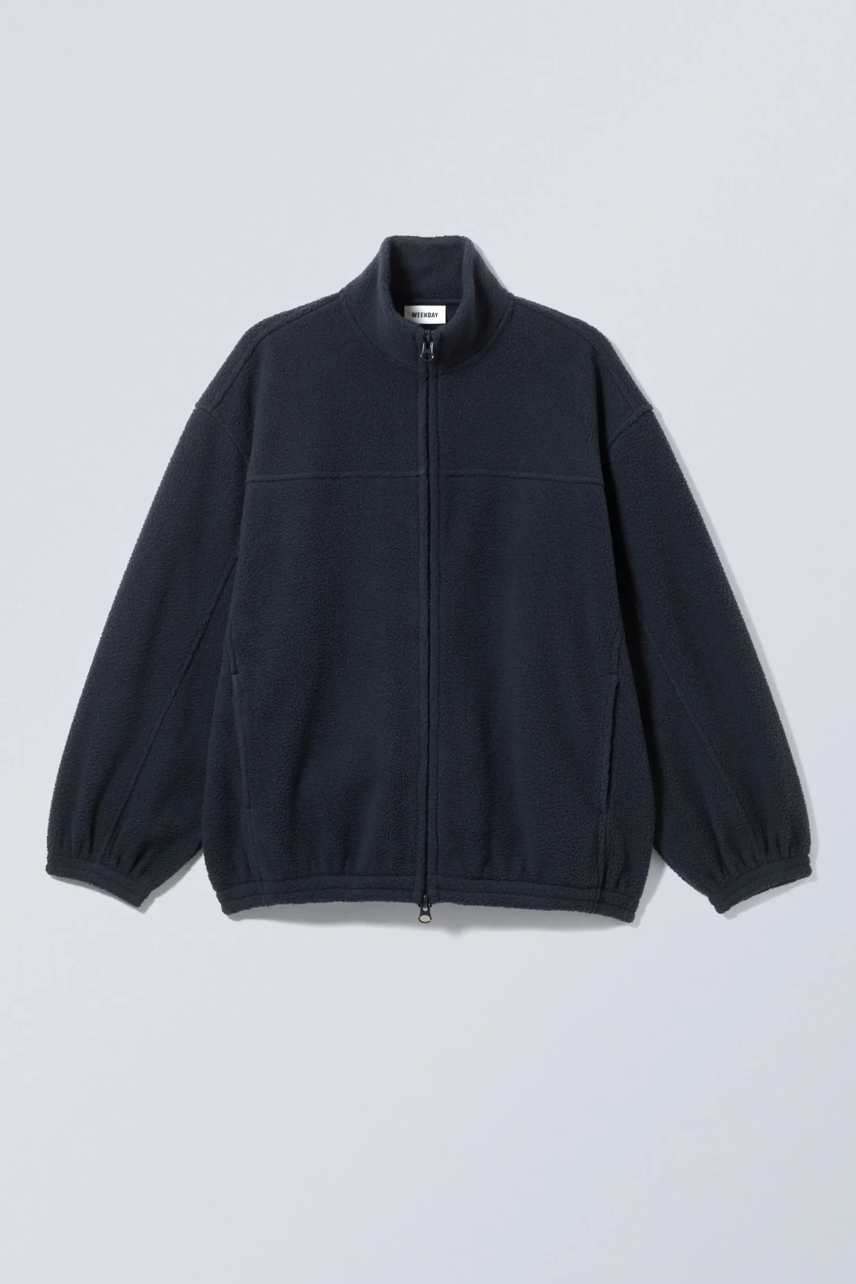 Weekday Jackor & Kappor | Sweatshirts<FLEECEJACKA MED DRAGKEDJA