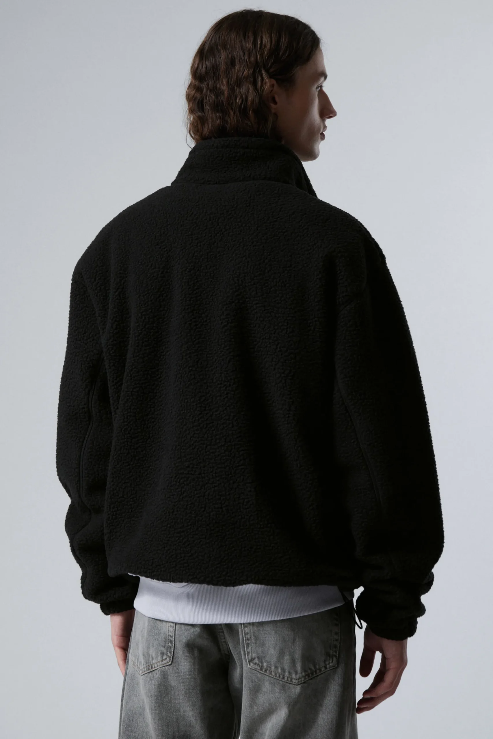 fleecetrja_med_halv_dragkedja_3.webp Weekday Sweatshirts<FLEECETRÖJA MED HALV DRAGKEDJA