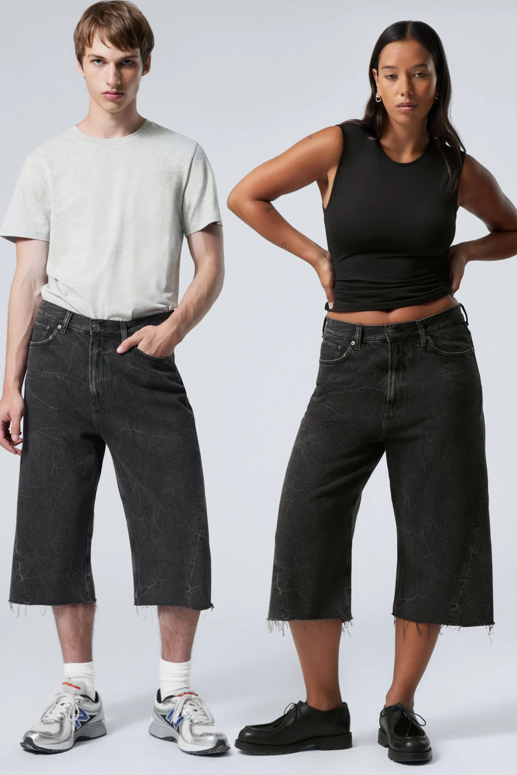 Weekday Shorts | Shorts<GALAXY LEDIGA TVISTADE JEANSSHORTS