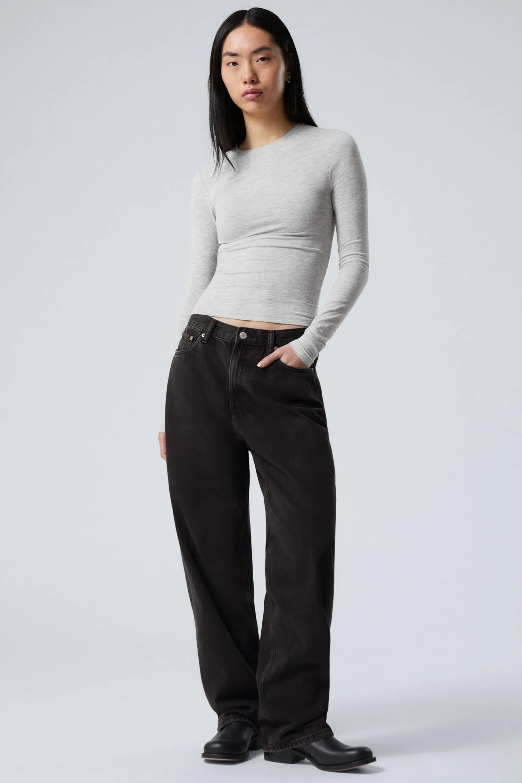 Weekday Jeans<GALAXY LOOSE STRAIGHT LEG JEANS