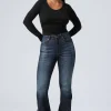Weekday Jeans<GLOW CURVE HIGH WAIST REGULAR FLARED LEG JEANS