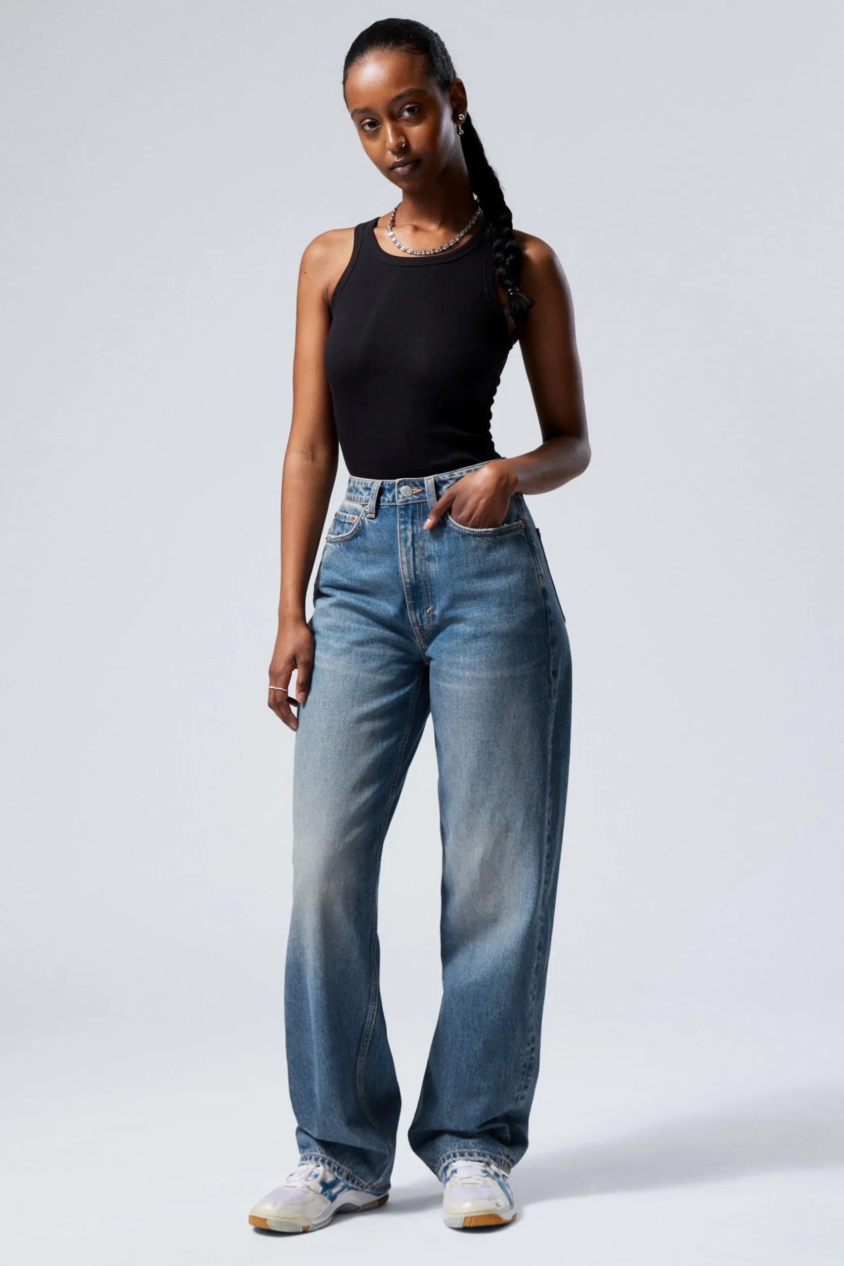 Weekday Jeans<HALO CURVE HIGH WAIST REGULAR WIDE LEG JEANS