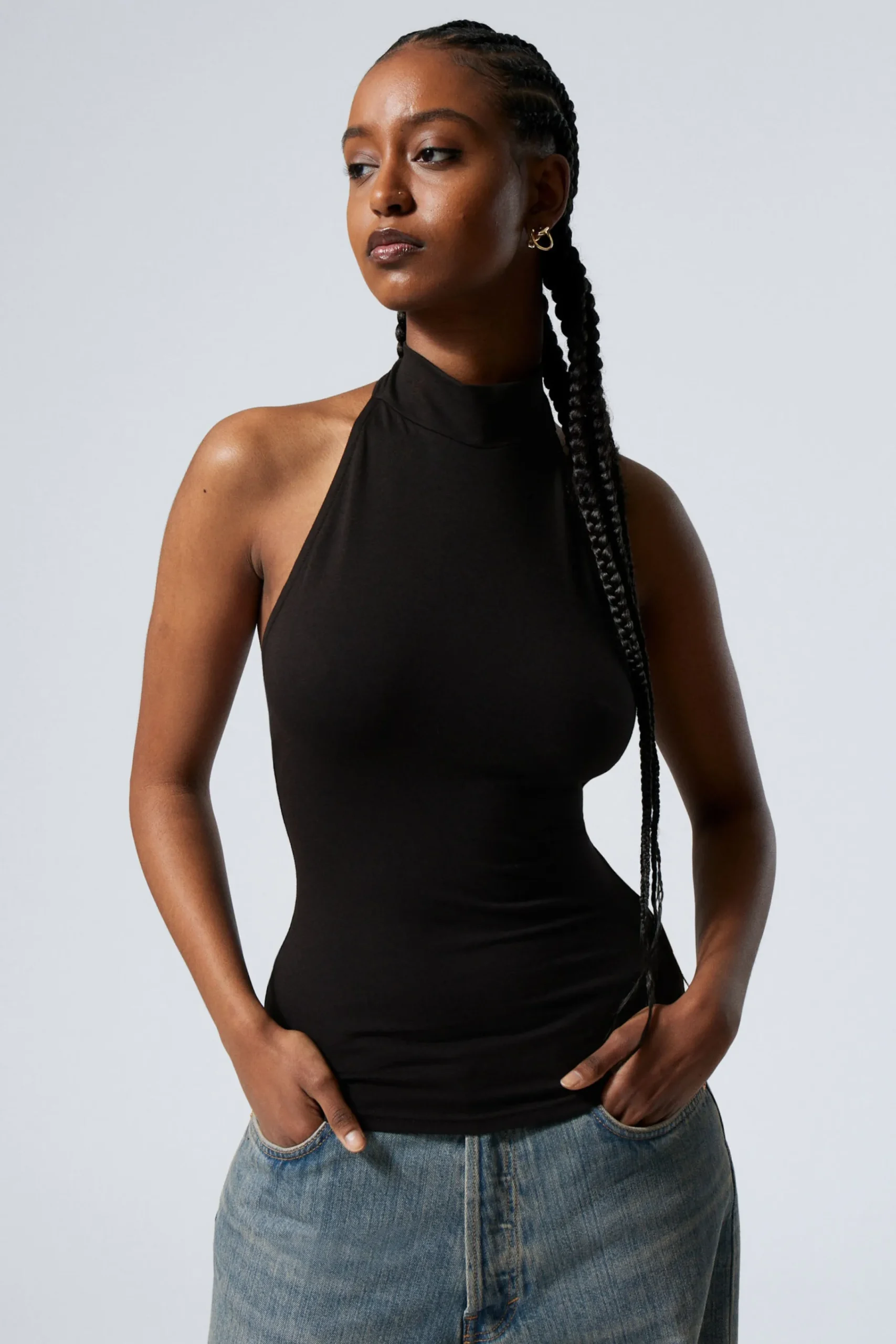 Weekday Toppar<HALTER TANK TOP