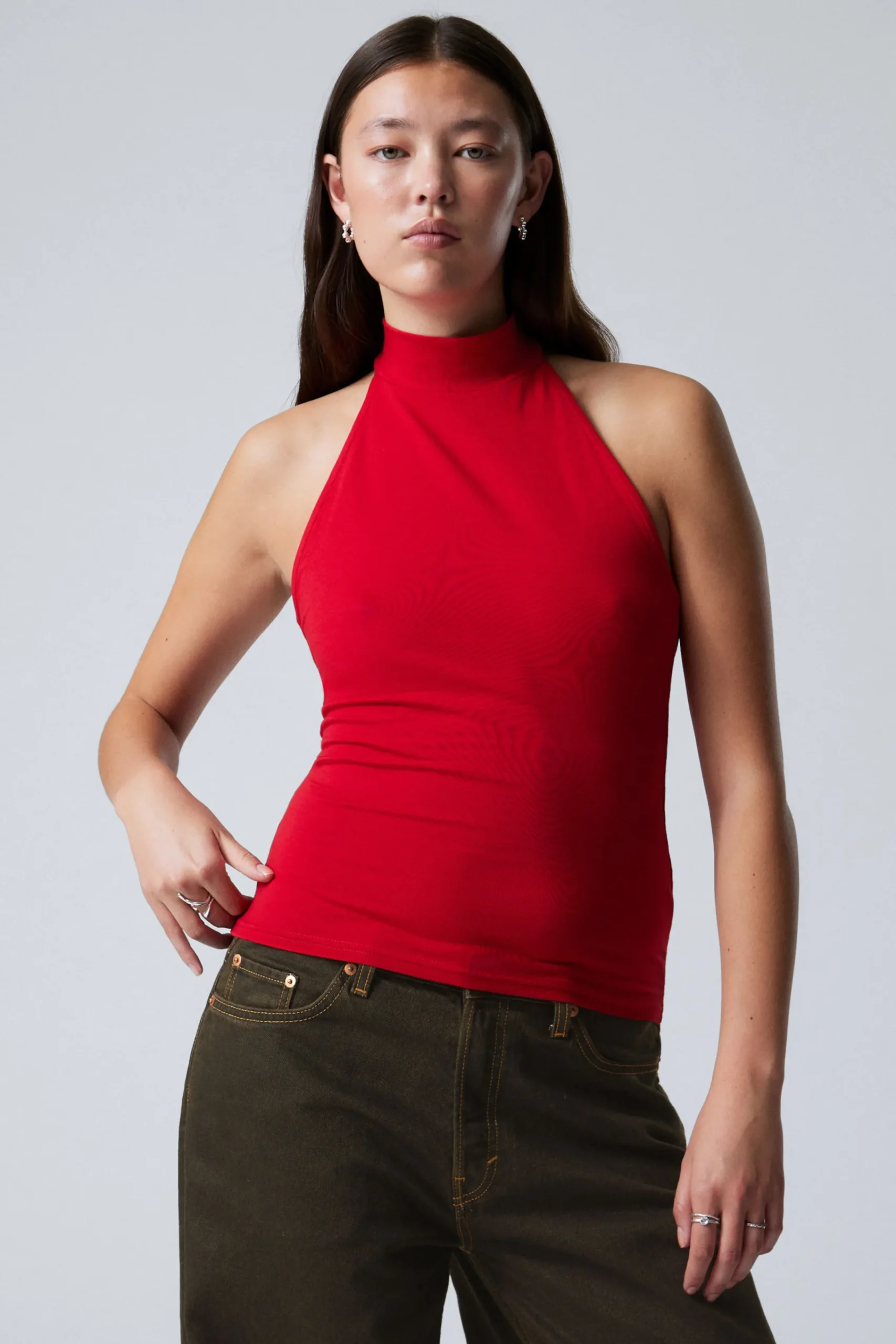 Weekday Toppar<HALTER TANK TOP