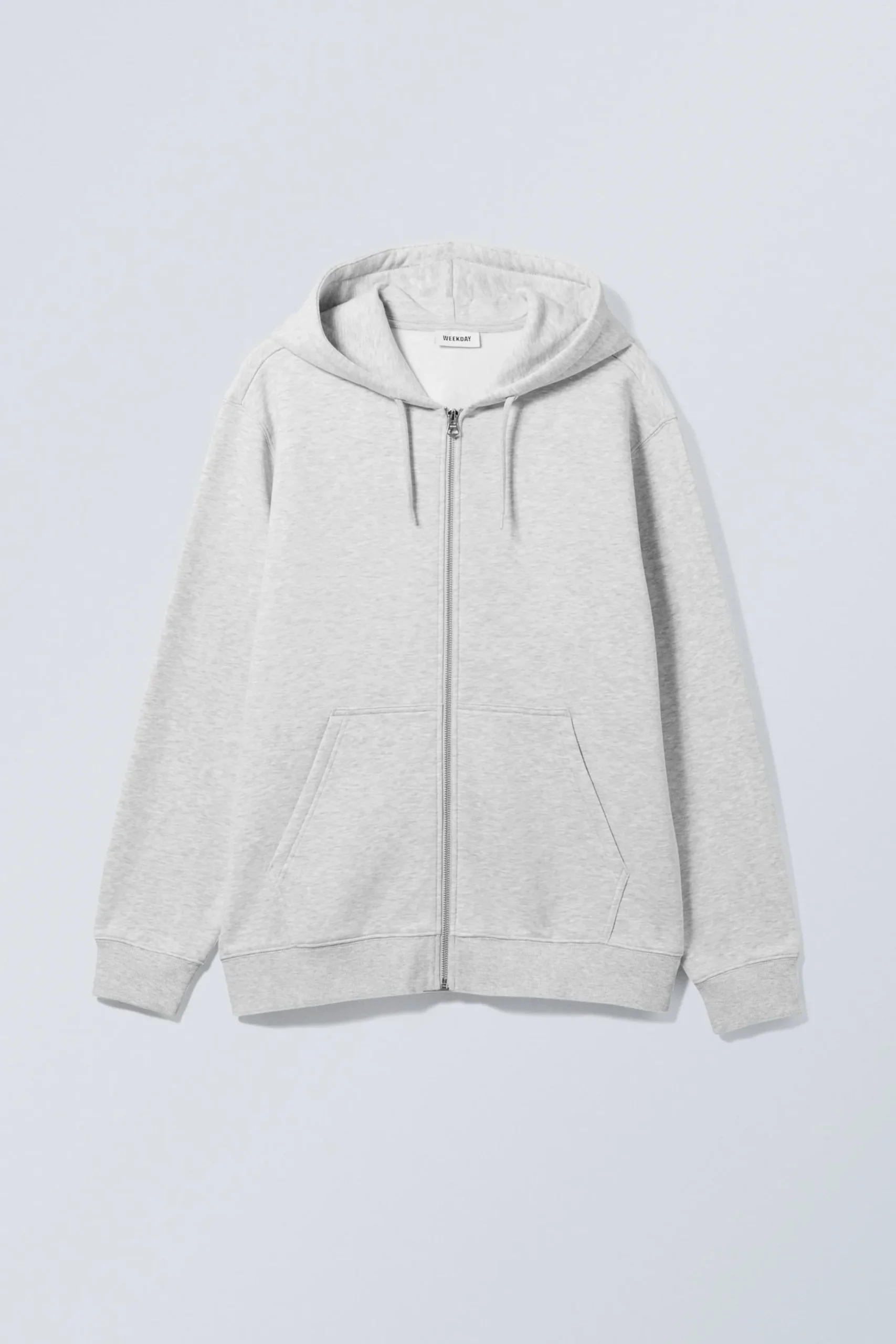 hoodie_med_dragkedja_3-2.webp Weekday Basplagg | Hoodies<HOODIE MED DRAGKEDJA
