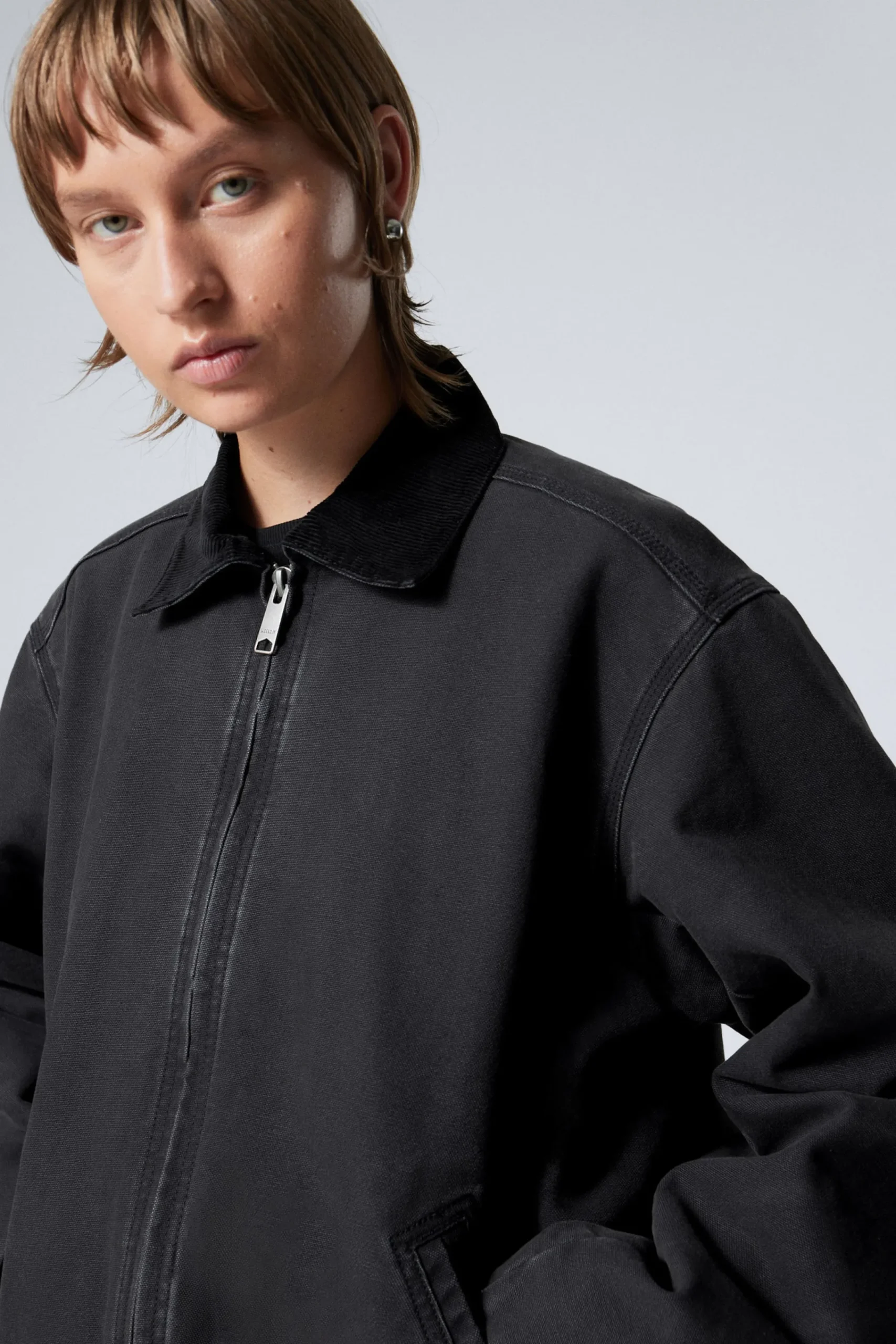 Weekday Jackor & Kappor<JACKA I TVÄTTAD DENIM