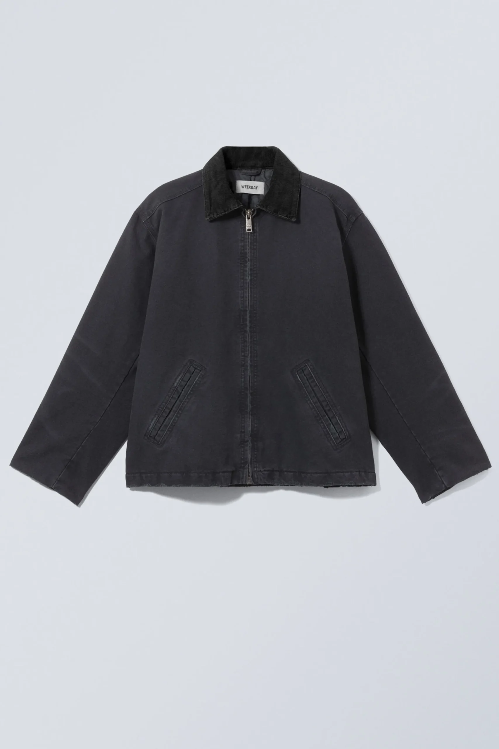 jacka_i_tvttad_denim_2.webp Weekday Jackor & Kappor<JACKA I TVÄTTAD DENIM