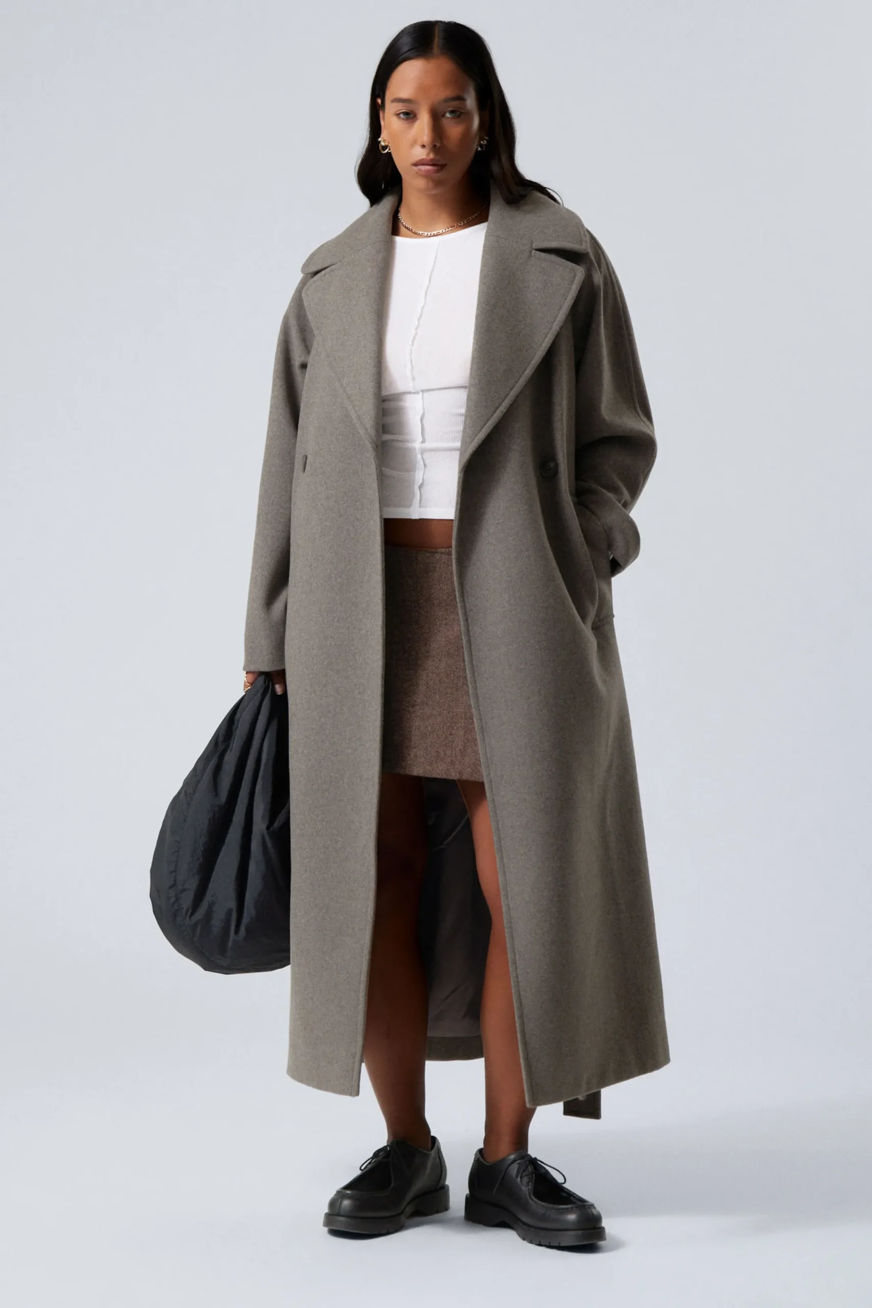 Weekday Jackor & Kappor<KIA OVERSIZED KAPPA I ULLBLANDNING