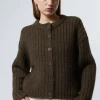 Weekday Stickat<LEDIG STICKAD CARDIGAN
