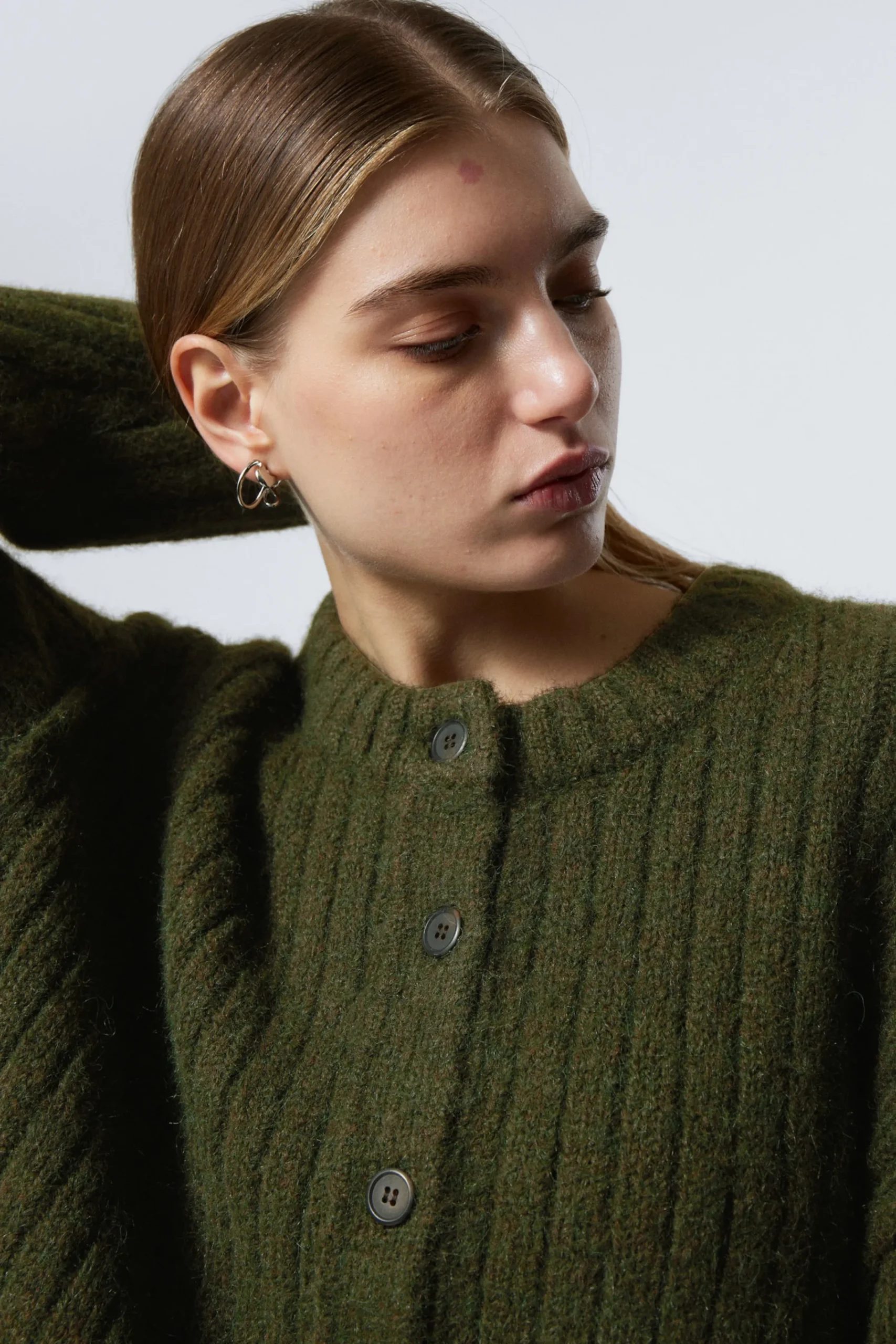 Weekday Stickat<LEDIG STICKAD CARDIGAN