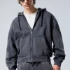 Weekday Hoodies<LEDIG ZIP-HOODIE