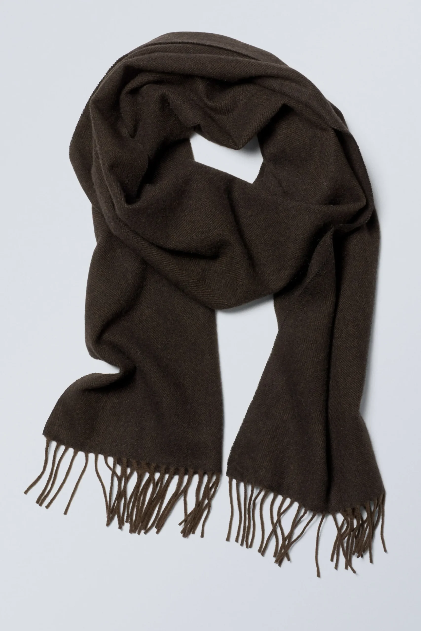 Weekday Halsdukar | Halsdukar<LÅNG VÄVD SCARF I ULL