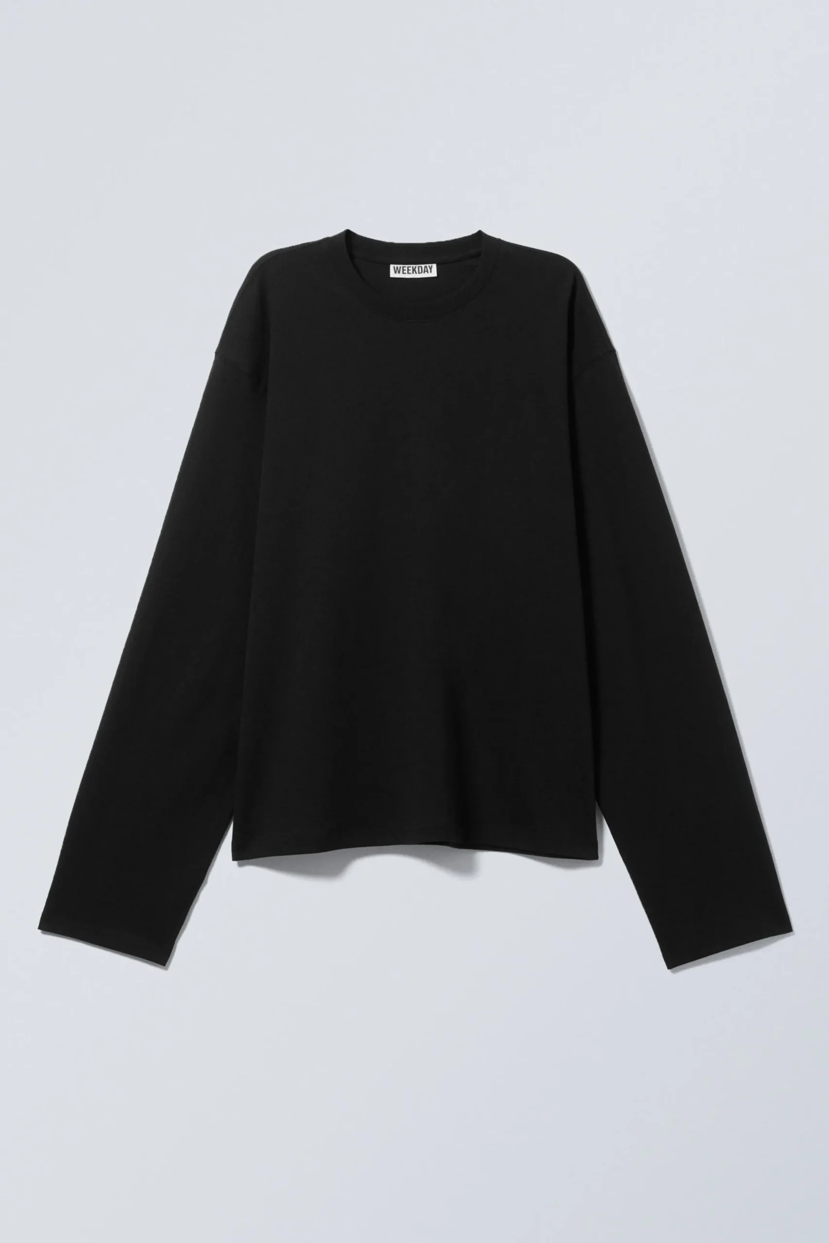 Weekday Basplagg | Toppar<LÅNGÄRMAD BOXIG T-SHIRT I BOMULL
