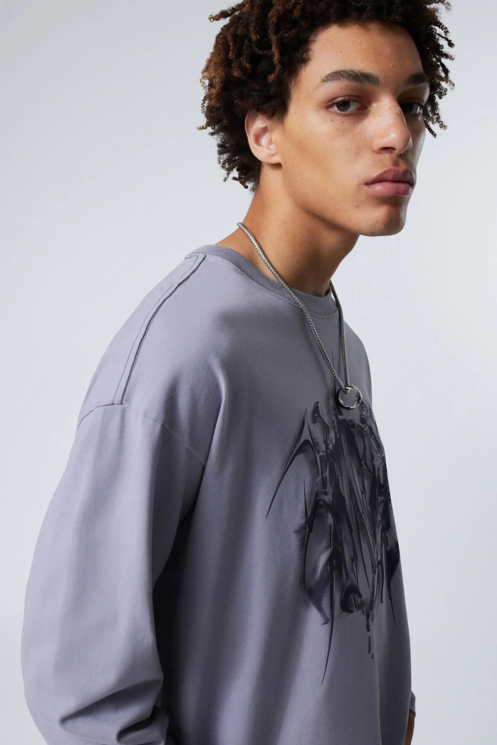 Weekday Graphics | T-Shirtar & Toppar<LÅNGÄRMAD GRAFISK T-SHIRT