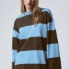 Weekday Toppar<LÅNGÄRMAD OVERSIZED T-SHIRT I BOMULL