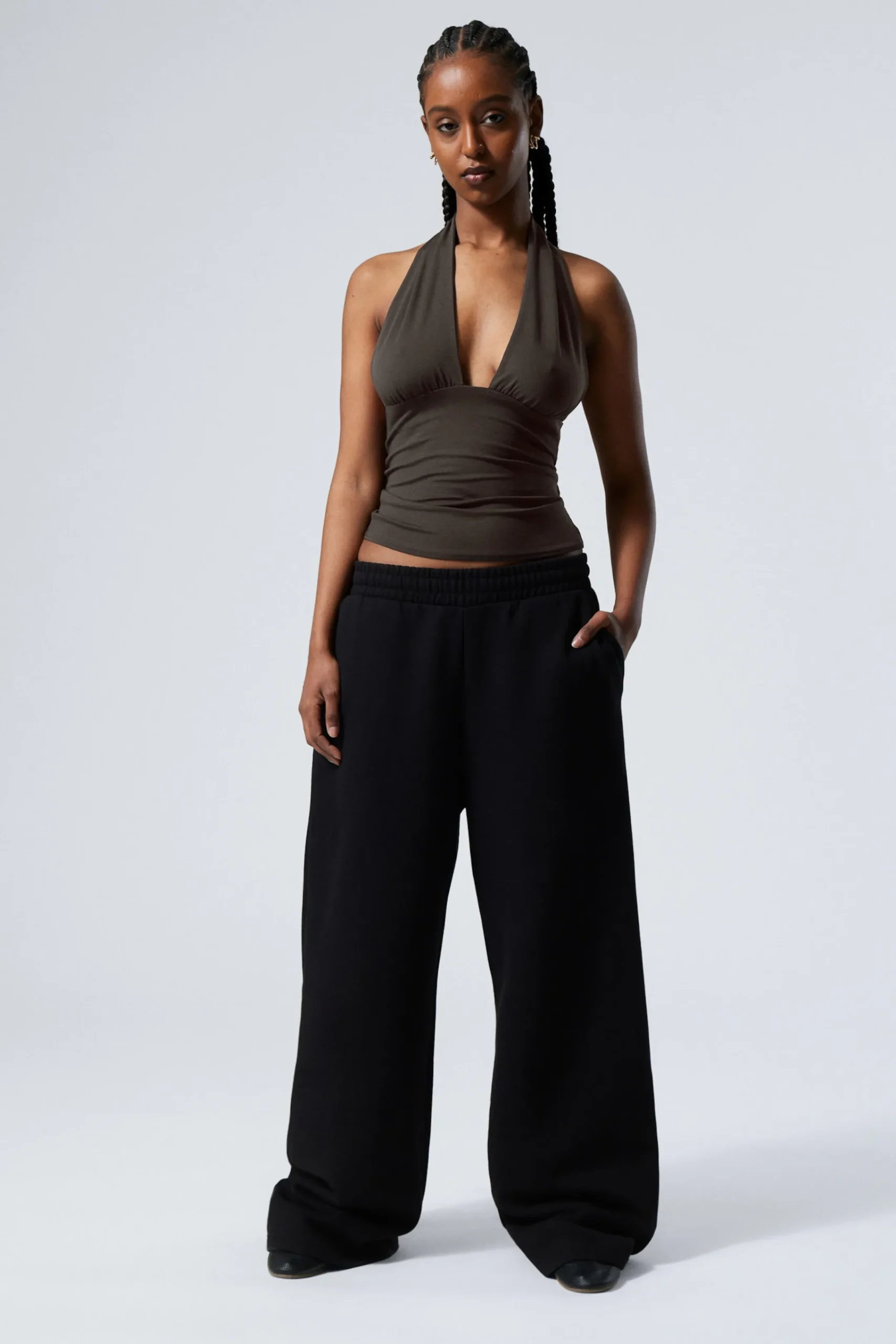 Weekday Byxor<LOOSE LONG HEAVYWEIGHT SWEATPANTS
