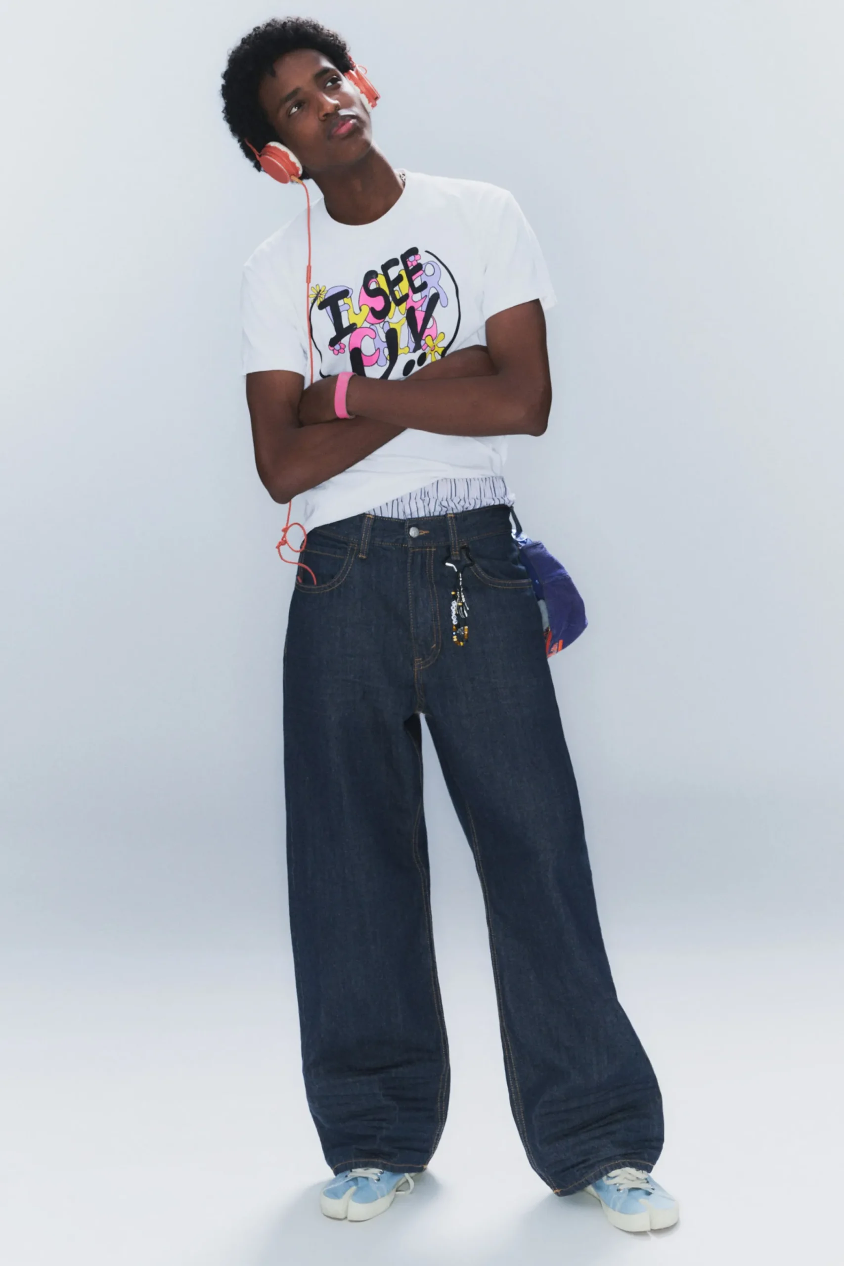 Weekday Jeans<LOOSER REGULAR WAIST LOOSE STRAIGHT JEANS