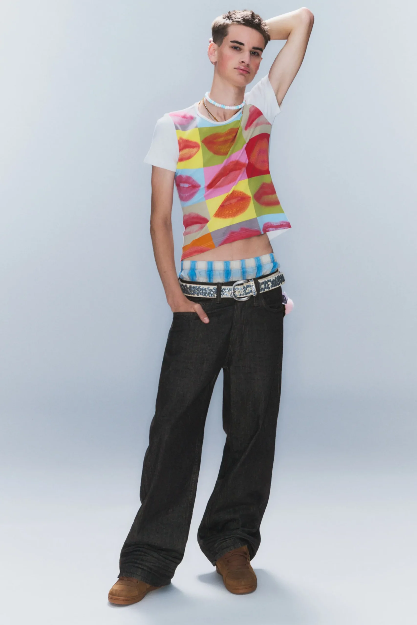 Weekday Jeans<LOOSER REGULAR WAIST LOOSE STRAIGHT JEANS
