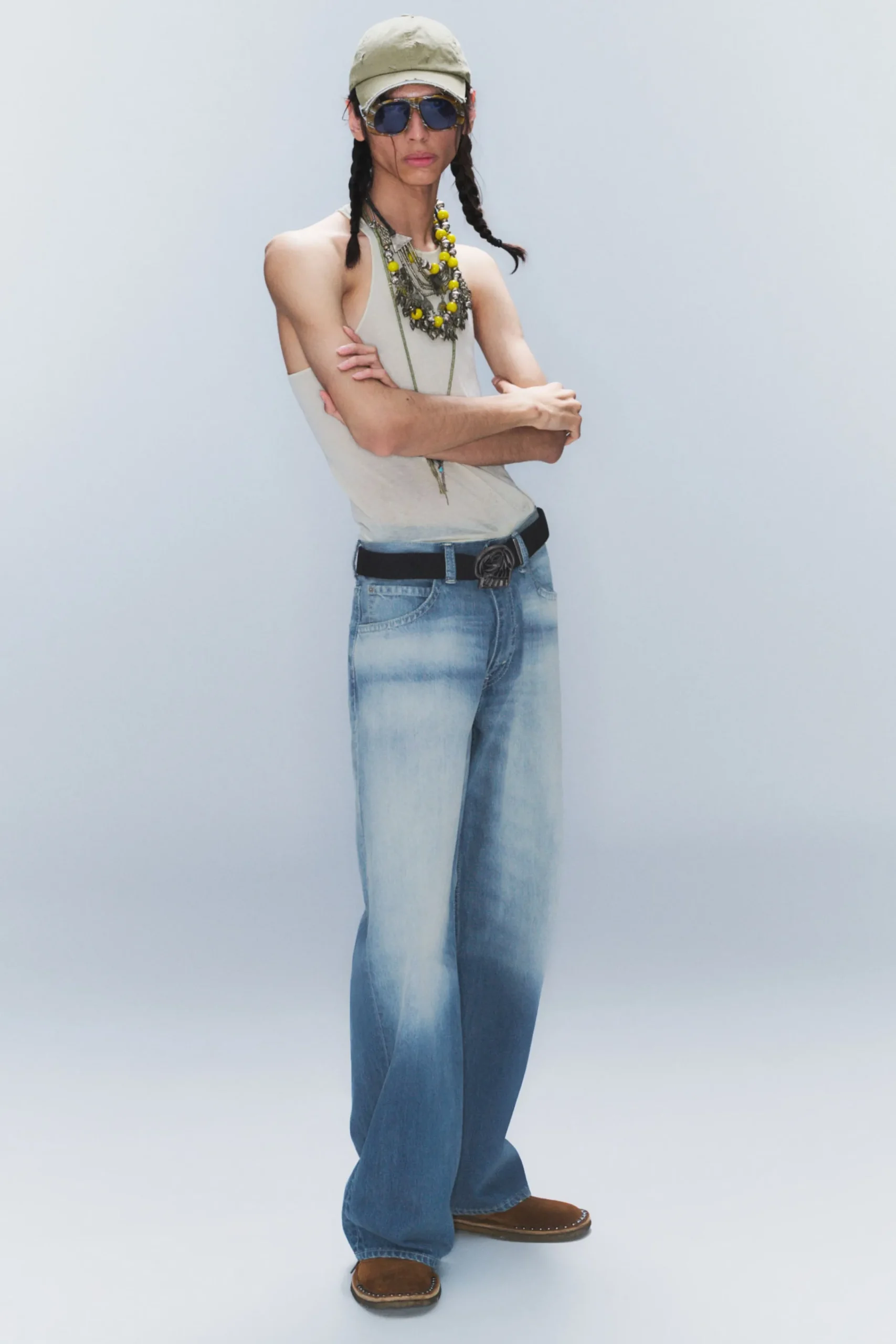 Weekday Jeans<LOOSER REGULAR WAIST LOOSE STRAIGHT JEANS